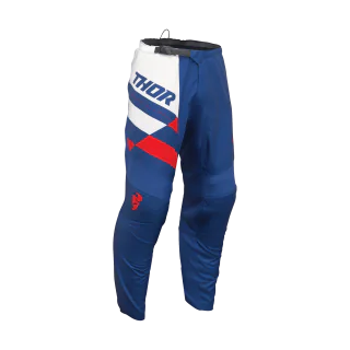 Thor Youth Motocross Pants Sector Checker - Navy / Red