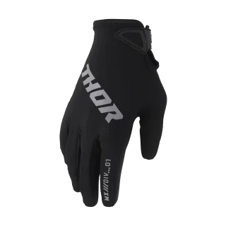 Thor Youth Motocross Gloves 2026 Ridemode Static - Black