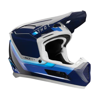 Thor Youth Motocross Helmet Fleet Defy - Blue / Grey