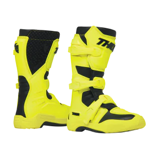 Thor Youth Motocross Boots Blitz XR - Acid / Black