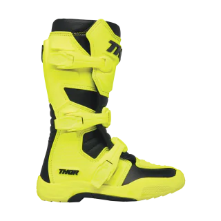 Thor Youth Motocross Boots Blitz XR - Acid / Black