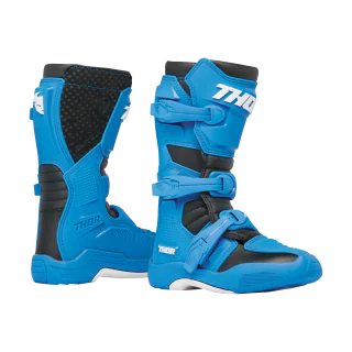 Thor Youth Motocross Boots Blitz XR - Blue / Black