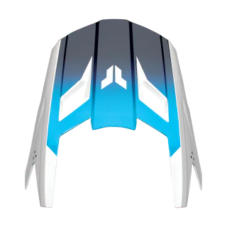 Thor Youth Helmet Visor Fleet Storm - White / Navy