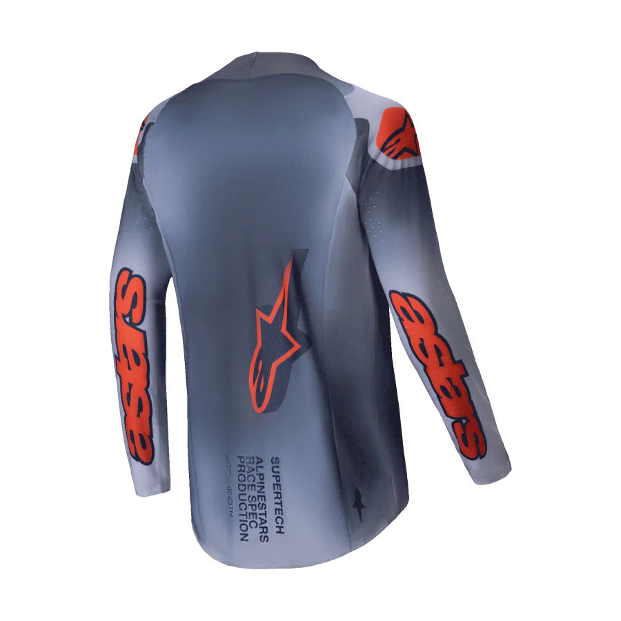 Alpinestars Motocross Gear Supertech Lipan - Grey / Fluo Orange