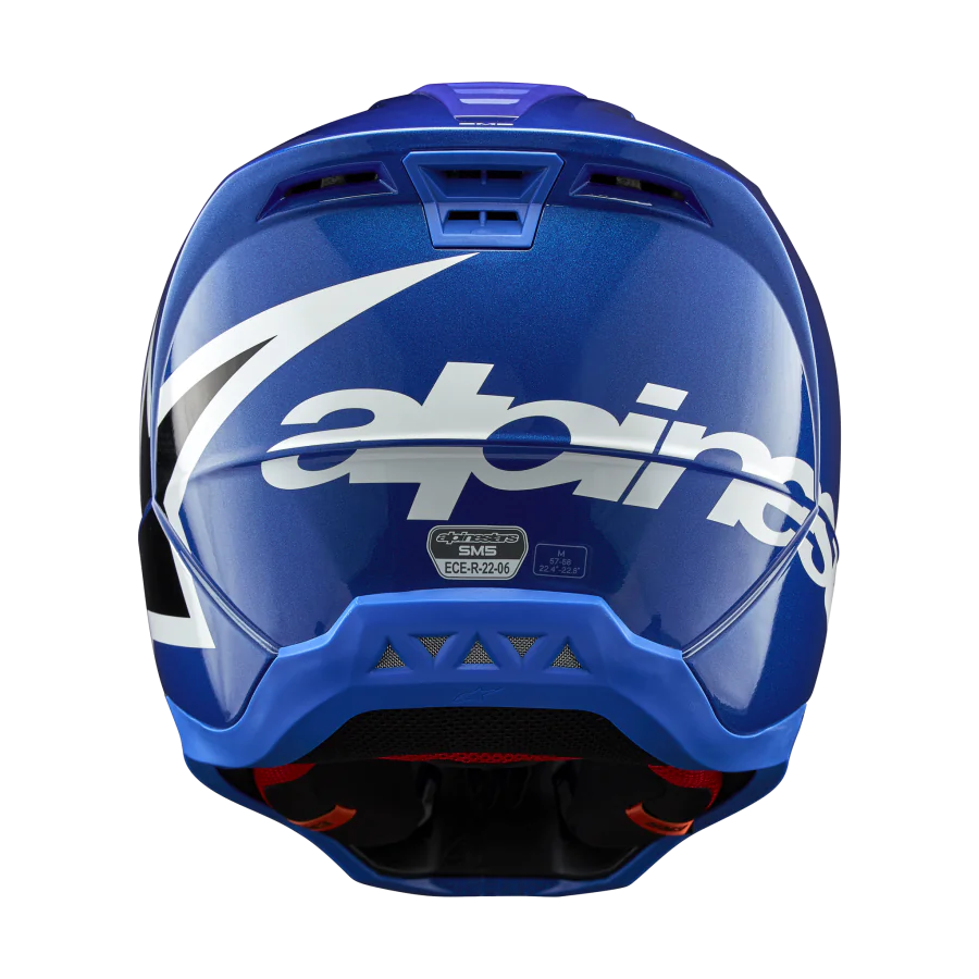 Alpinestars Motocross Helmet S-M5 Corp - Gloss Blue – MX-Deals