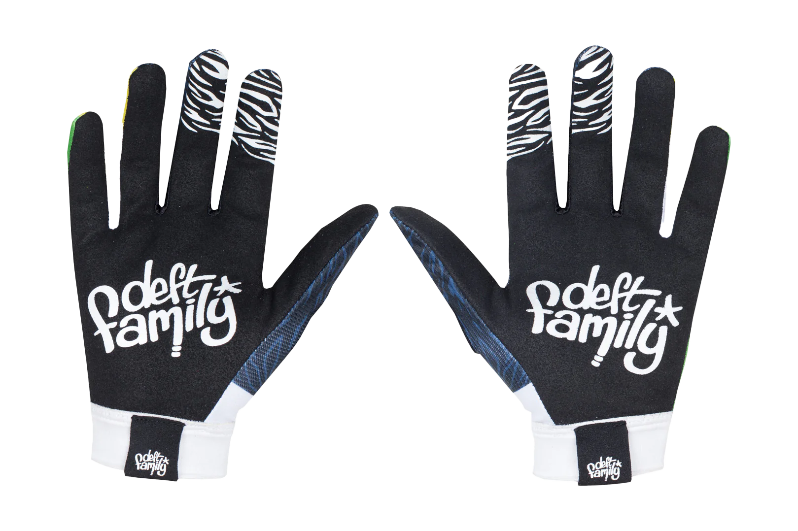 Deft Family Motocross Gloves ARTISAN Evident - Green / Yellow