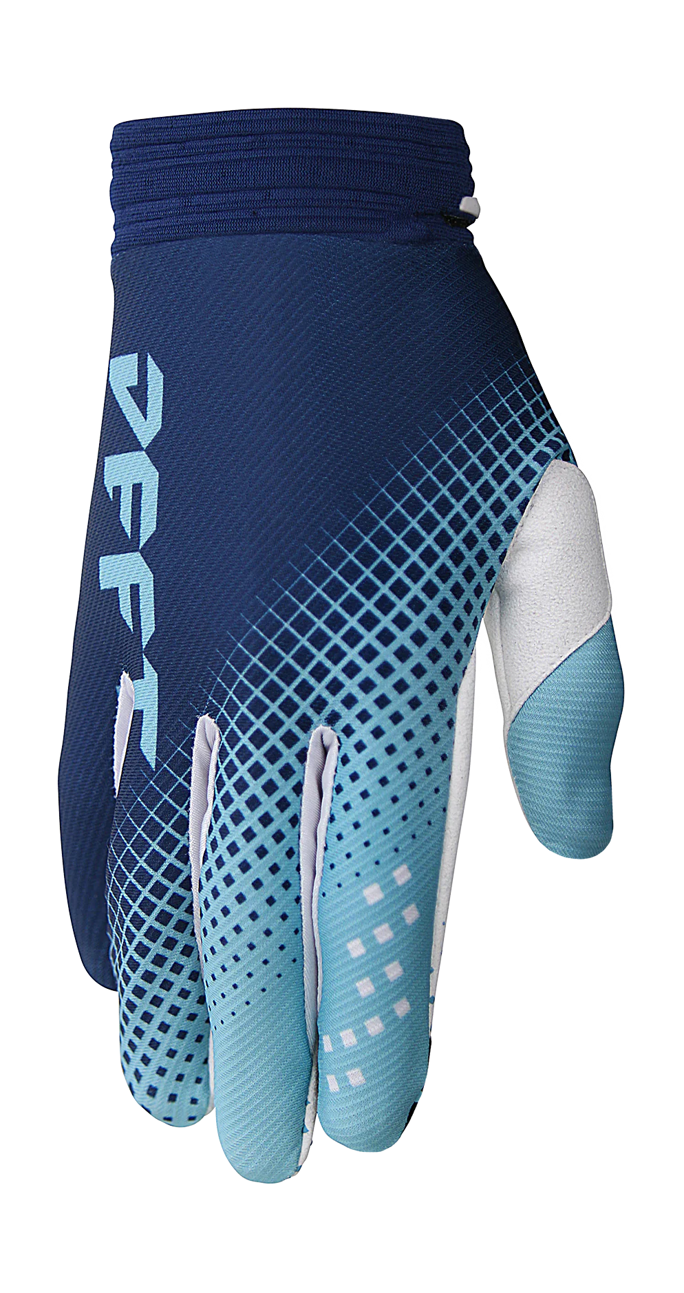 Deft Family Motocross Gloves CATALYST Checker - Blue