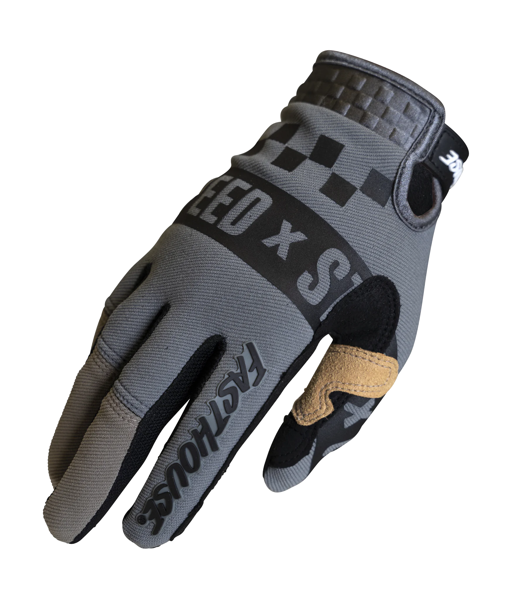 Fasthouse Motocross Gloves Speed Style Domingo - Black / Moss