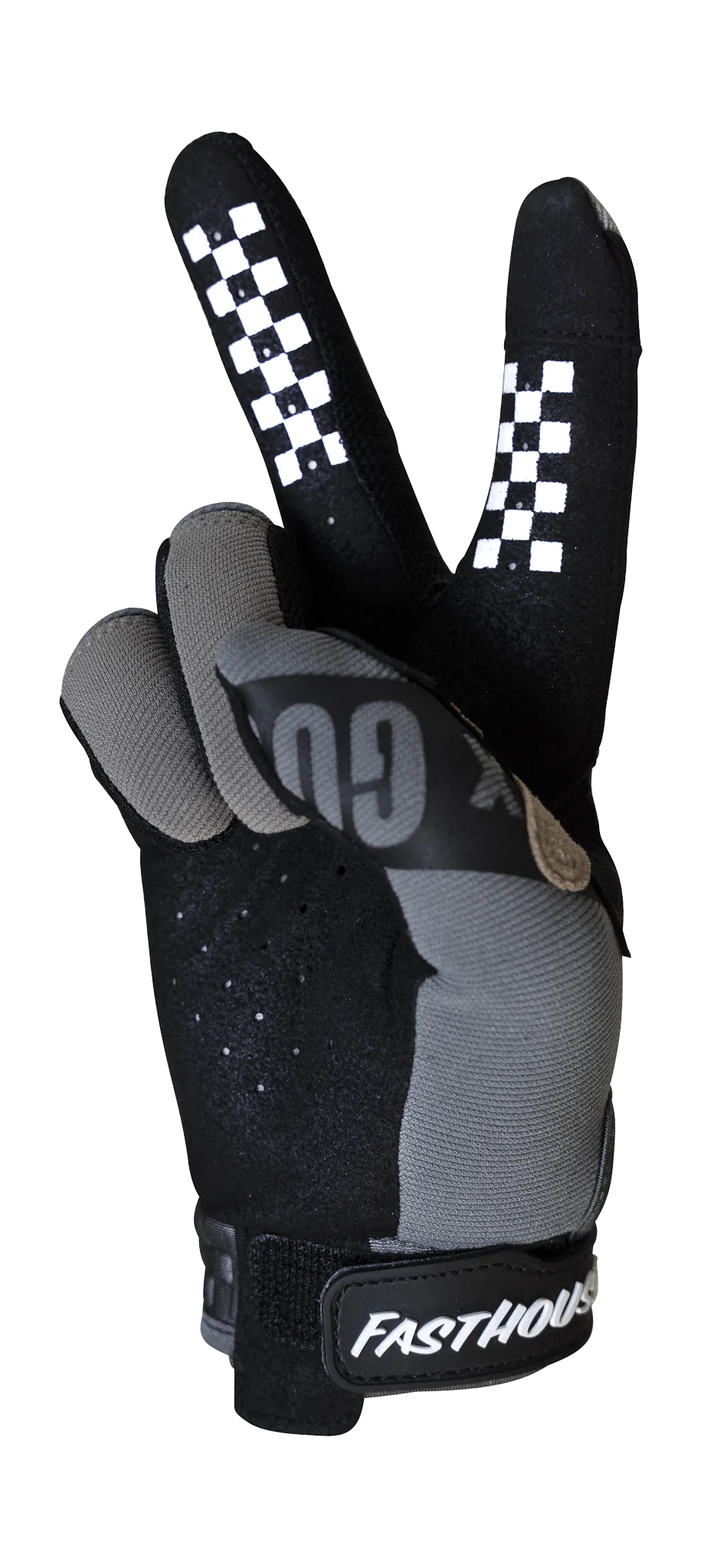 Fasthouse Motocross Gloves Speed Style Domingo - Black / Moss