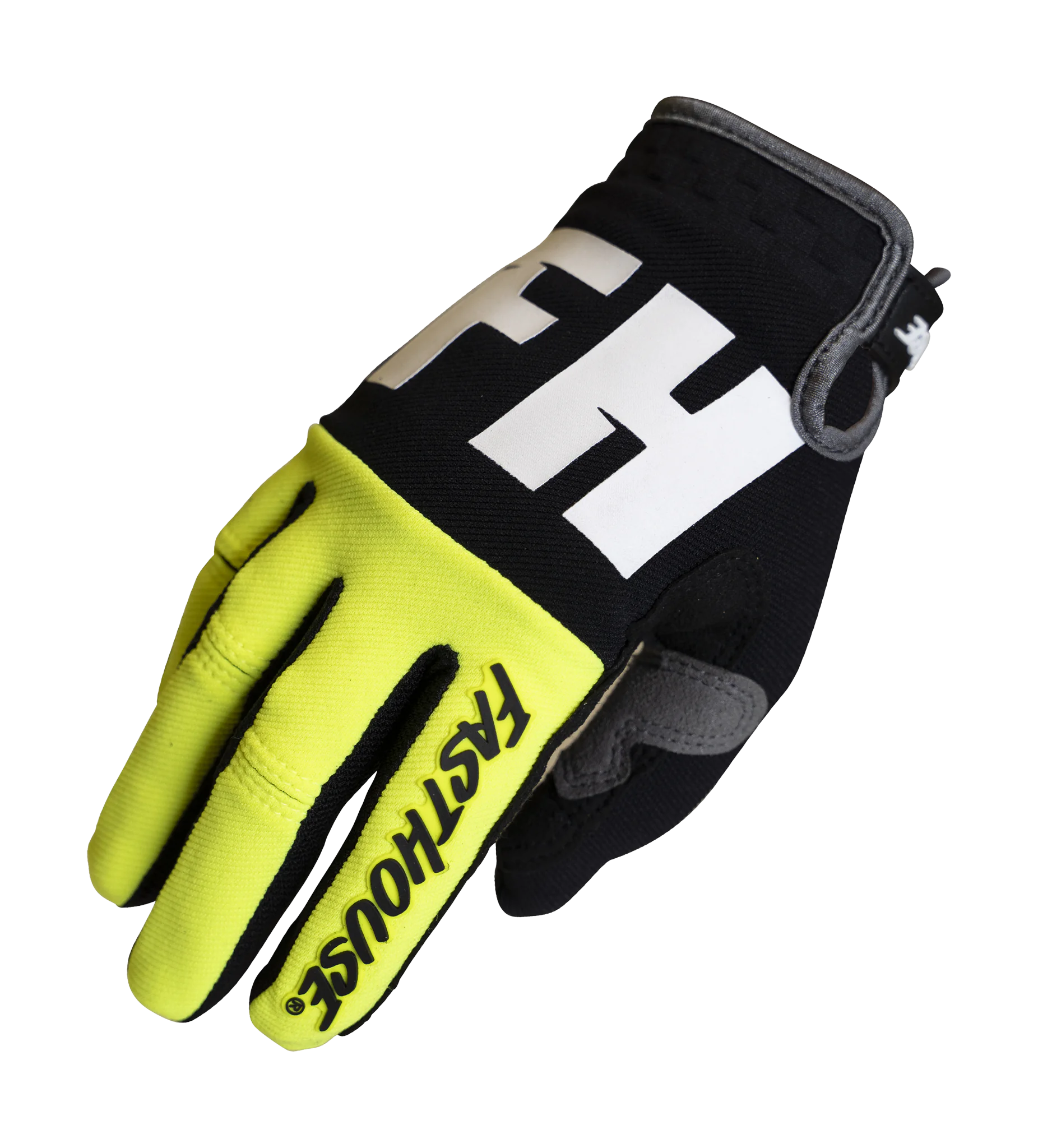 Fasthouse Motocross Gloves Speed Style Remnant - Black / High-vis