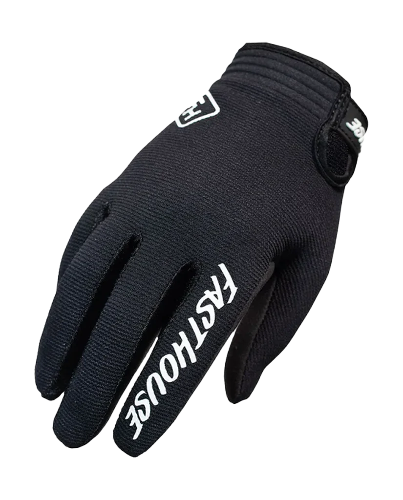 Fasthouse Youth Motocross Gloves Carbon - Black