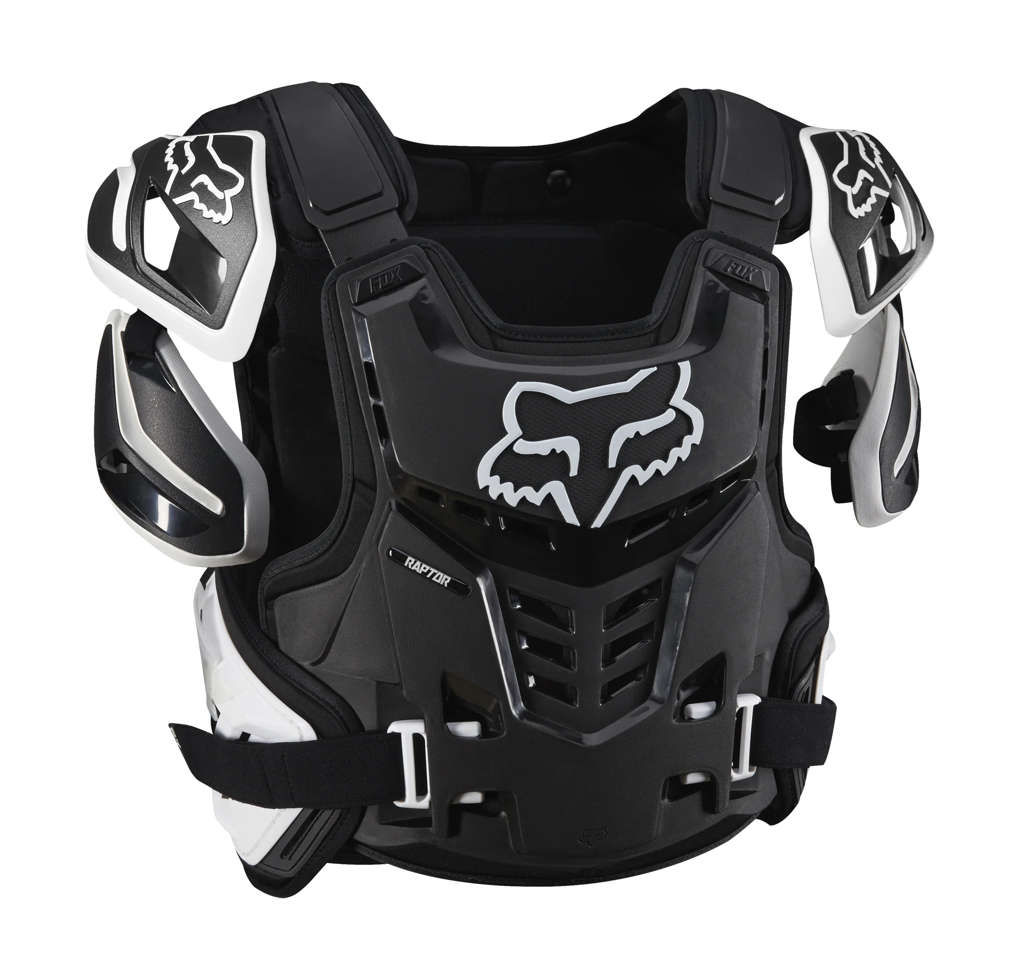 Fox Chest Protector Raptor - Black / White