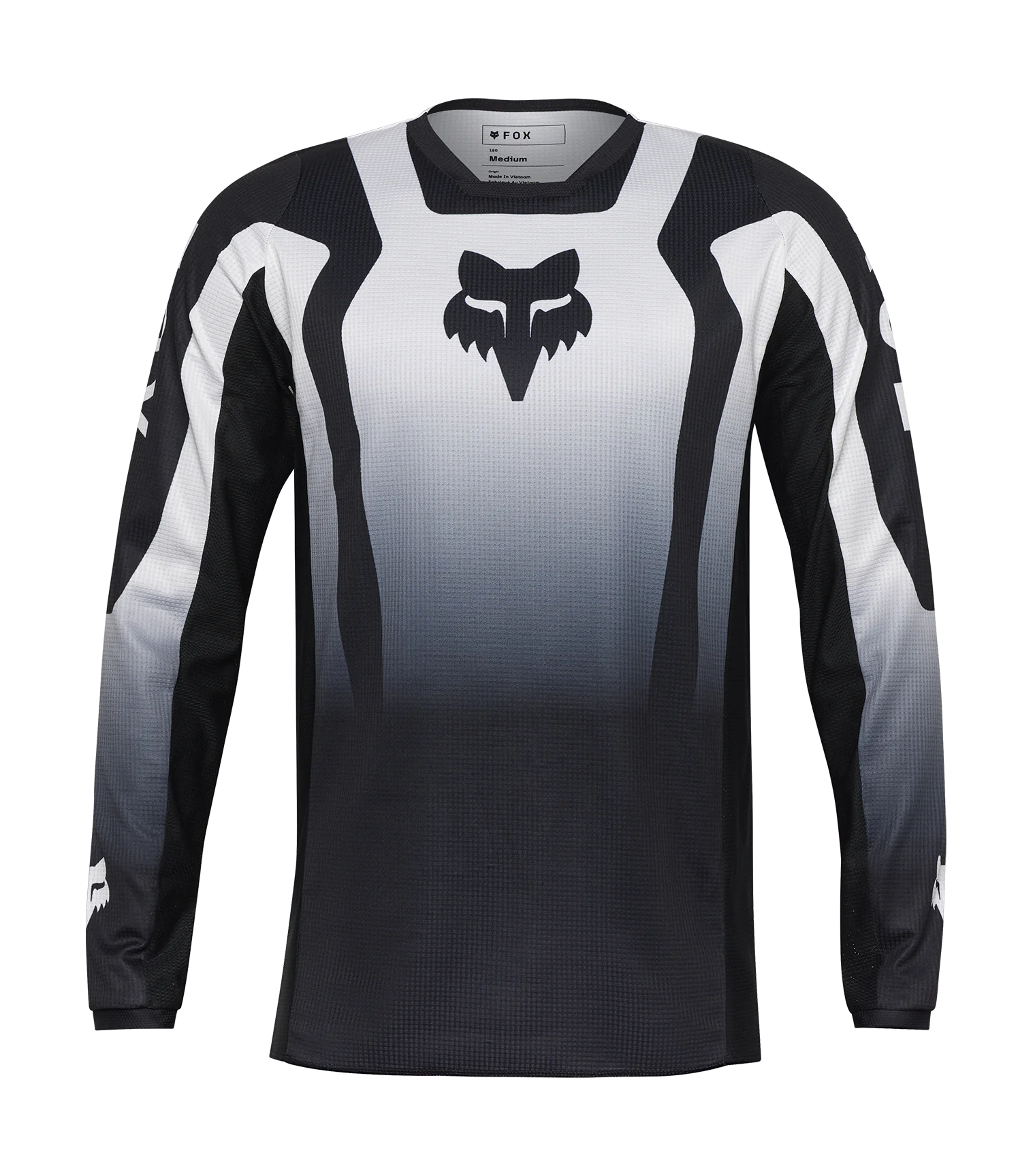 Fox Motocross Jersey 180 Lean - Black / White