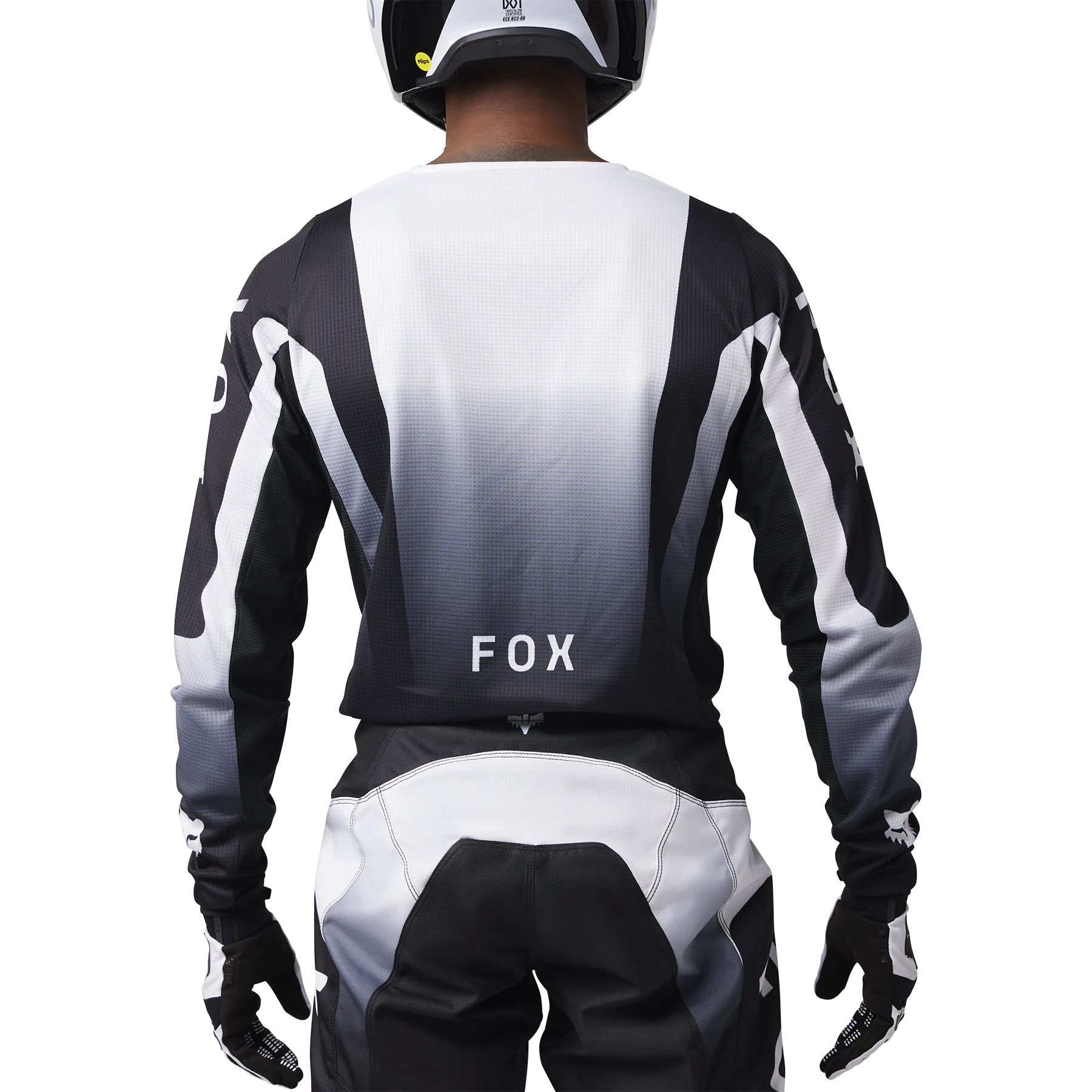 Fox Motocross Jersey 180 Lean - Black / White