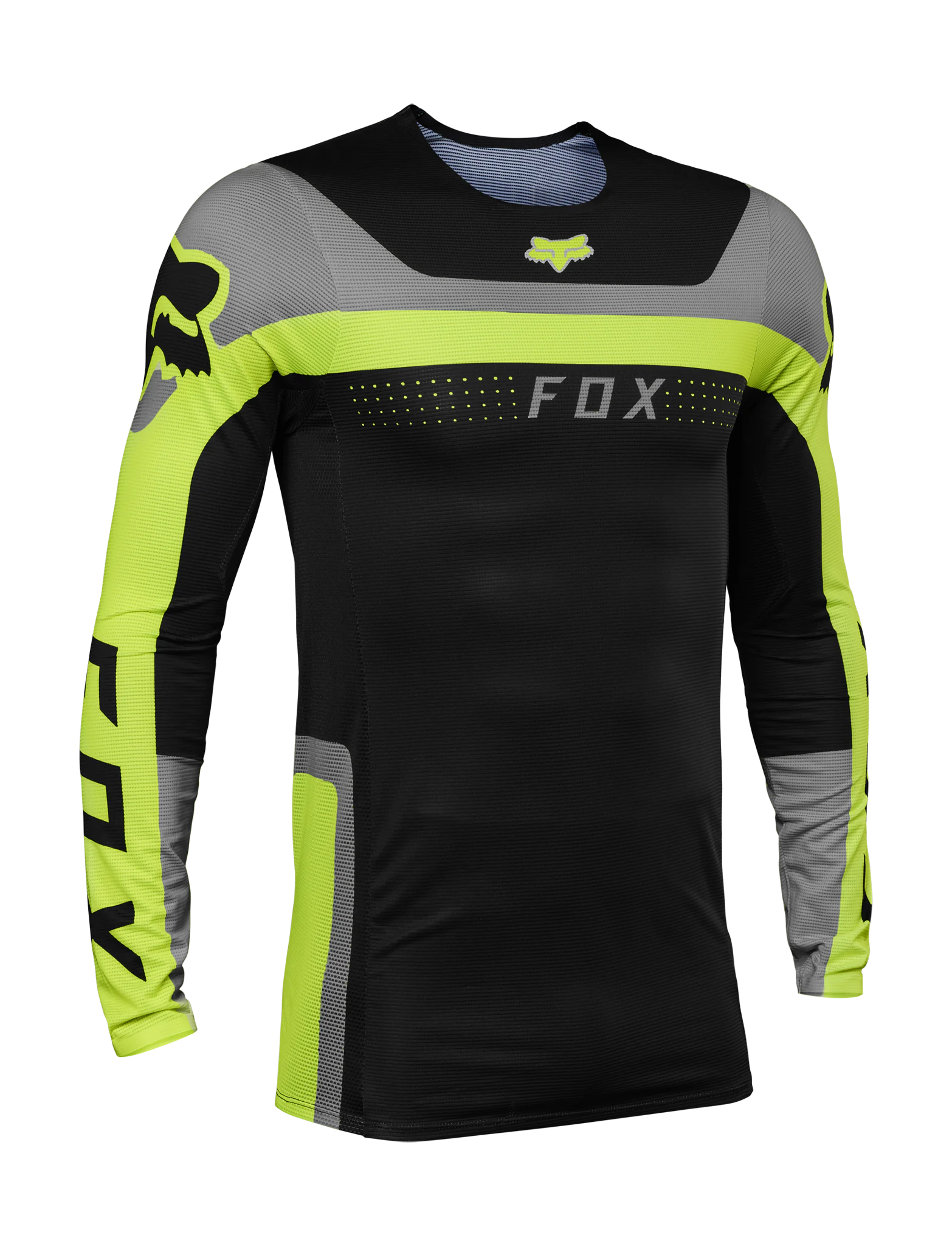 Fox Motocross Jersey Flexair Efekt - Fluo Yellow