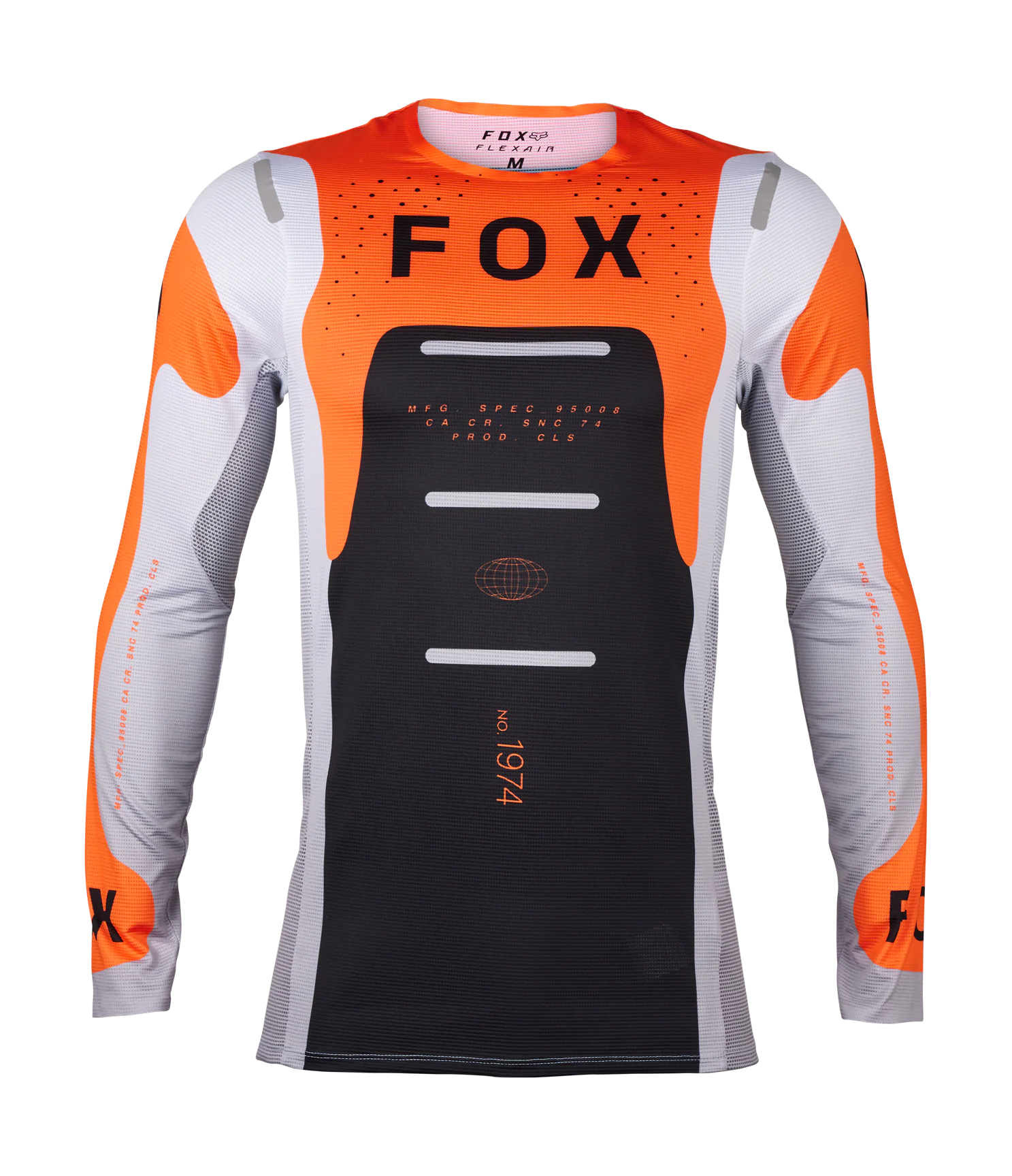 Fox Motocross Jersey Flexair Magnetic - Flo Orange