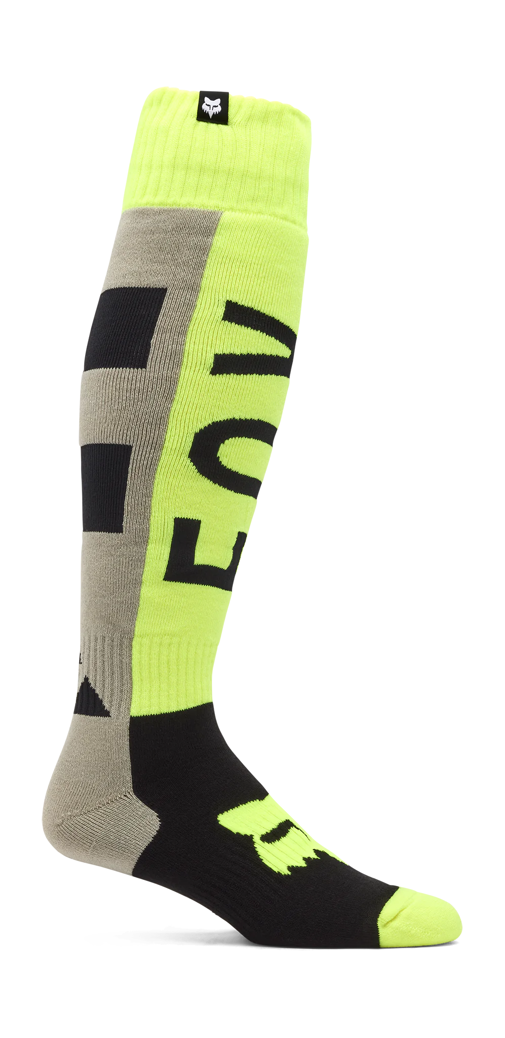 Fox Motocross Socks 180 Collect - Grey / Yellow