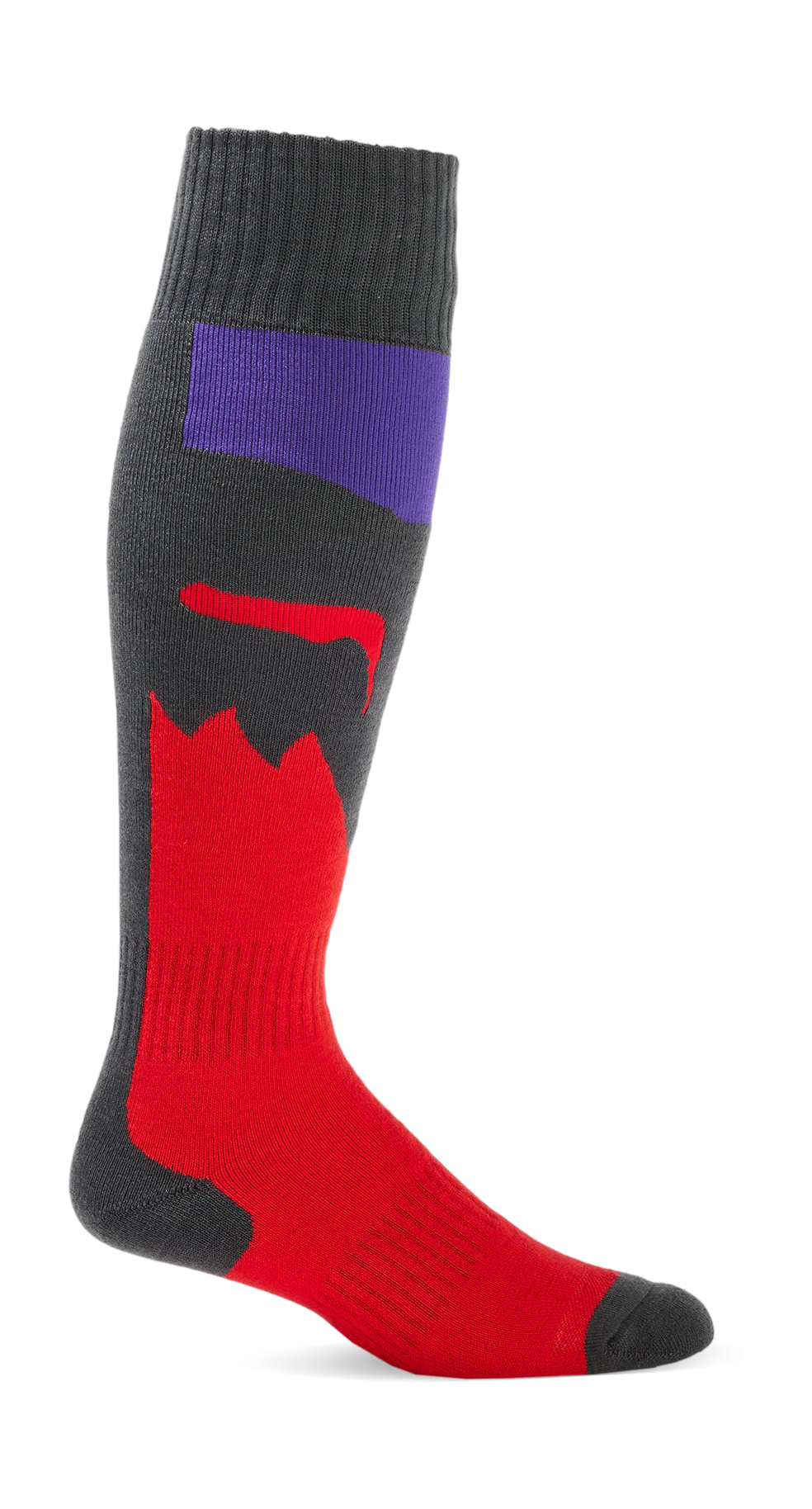 Fox Motocross Socks 180 Flora - Grey / Red