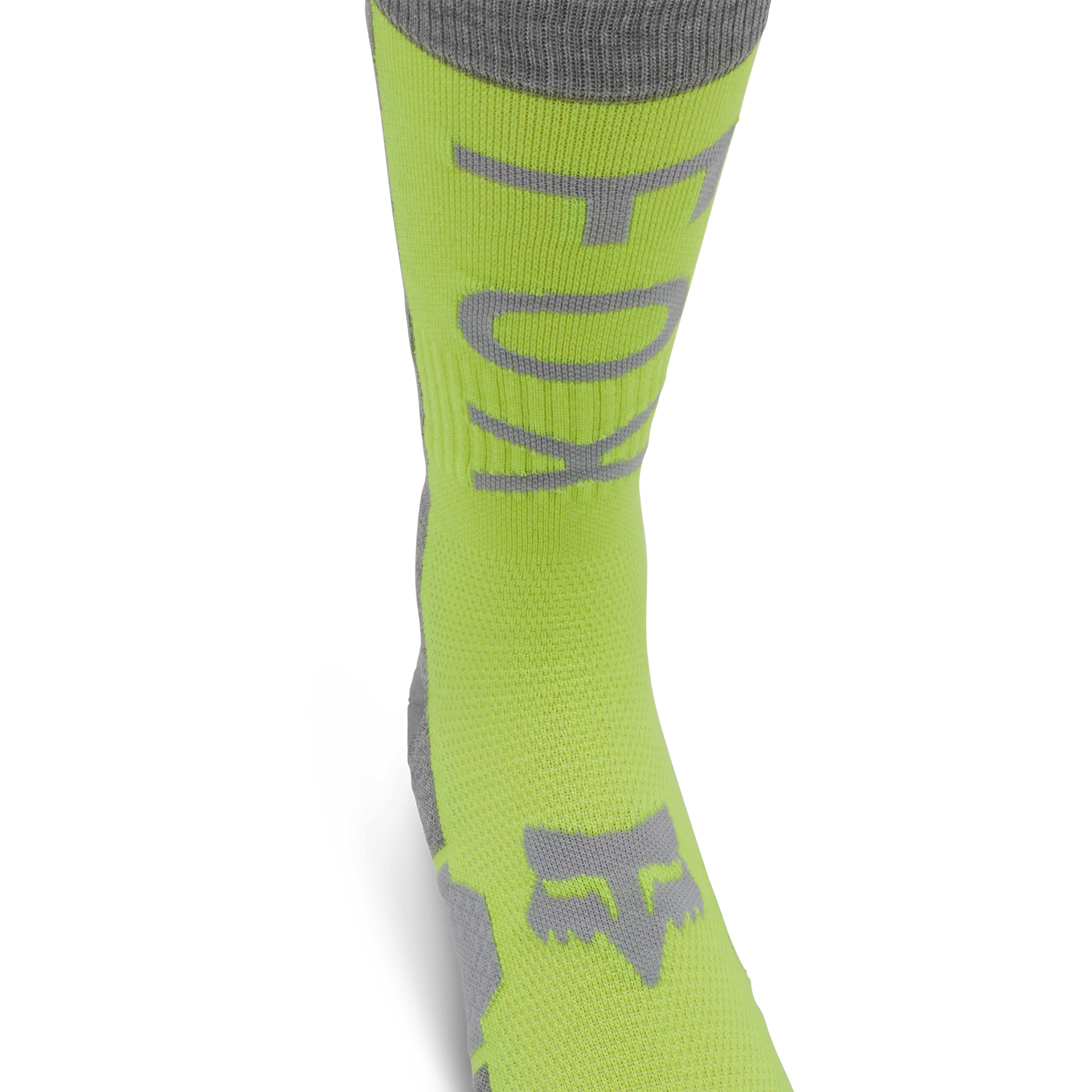 Fox Motocross Socks 360 Divider - Grey / Yellow
