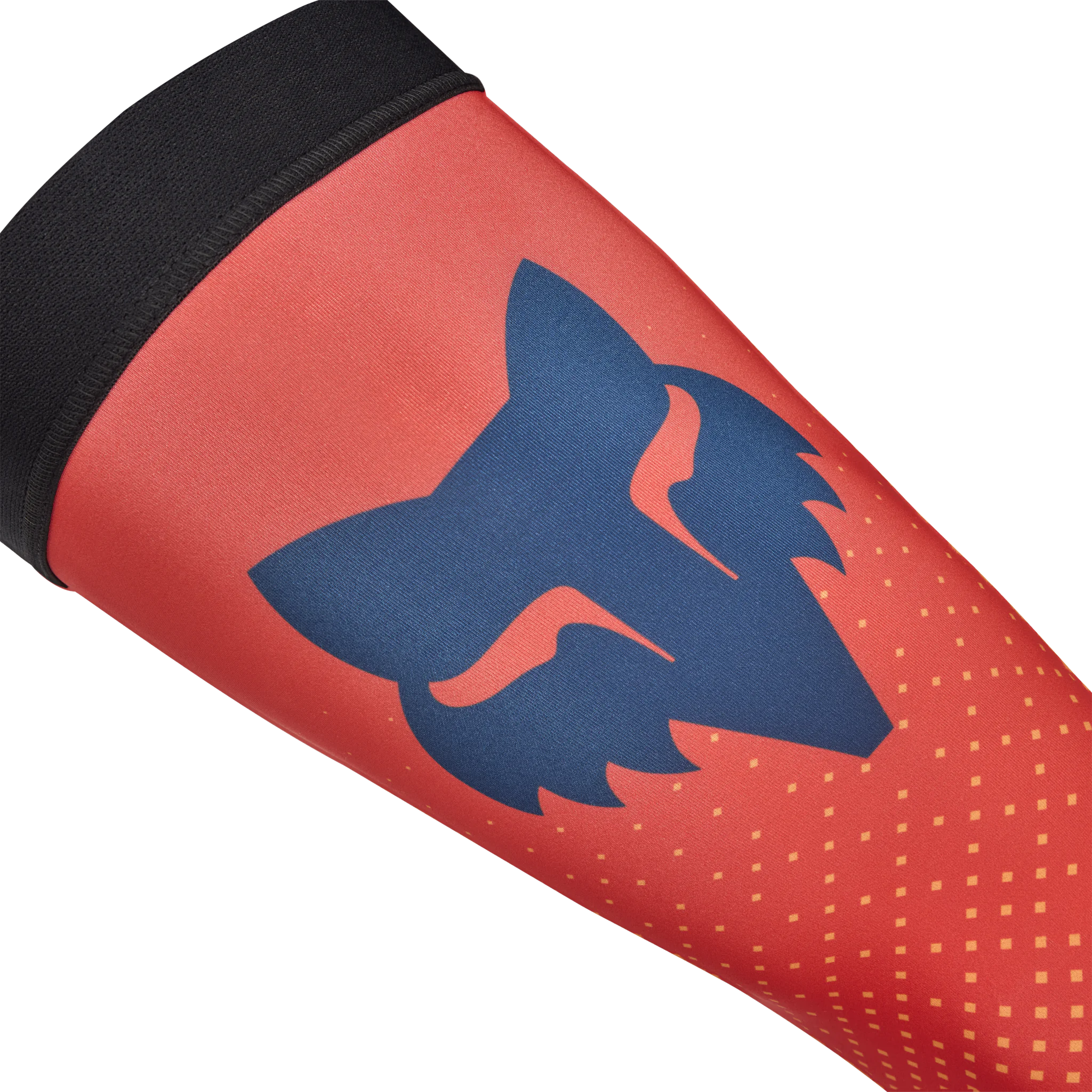 Fox Motocross Socks Long Kneebrace Flexair Fracture - Tangerine