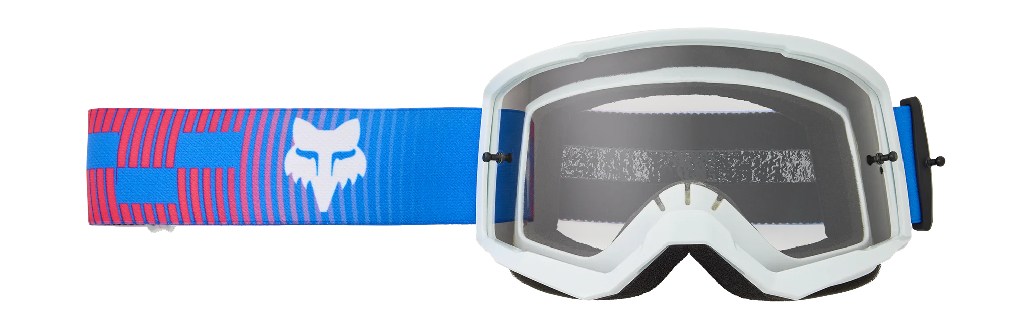 Fox Motocross Goggle Main II Collect - Blue / Pink - Clear