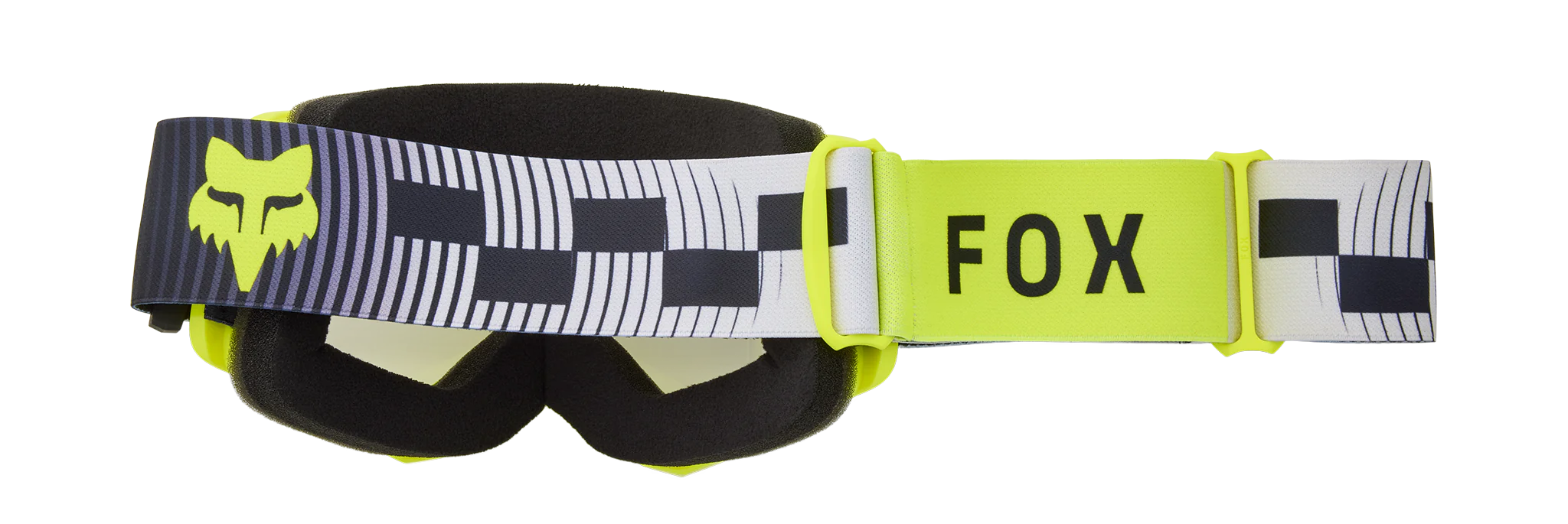 Fox Motocross Goggle Main II Collect - Grey / Yellow - Clear