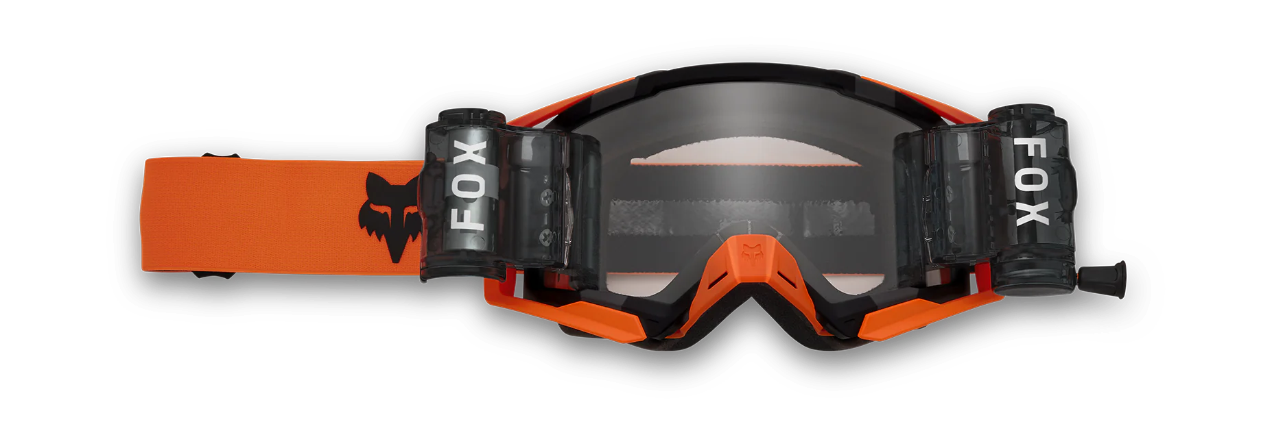 Fox Motocross Goggle Roll-Off Airspace II - Fluo Orange - Clear
