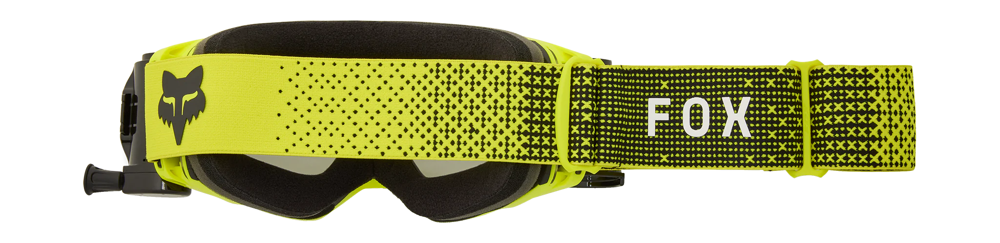 Fox Motocross Goggle Roll-Off Vue - Fluo Yellow - Clear