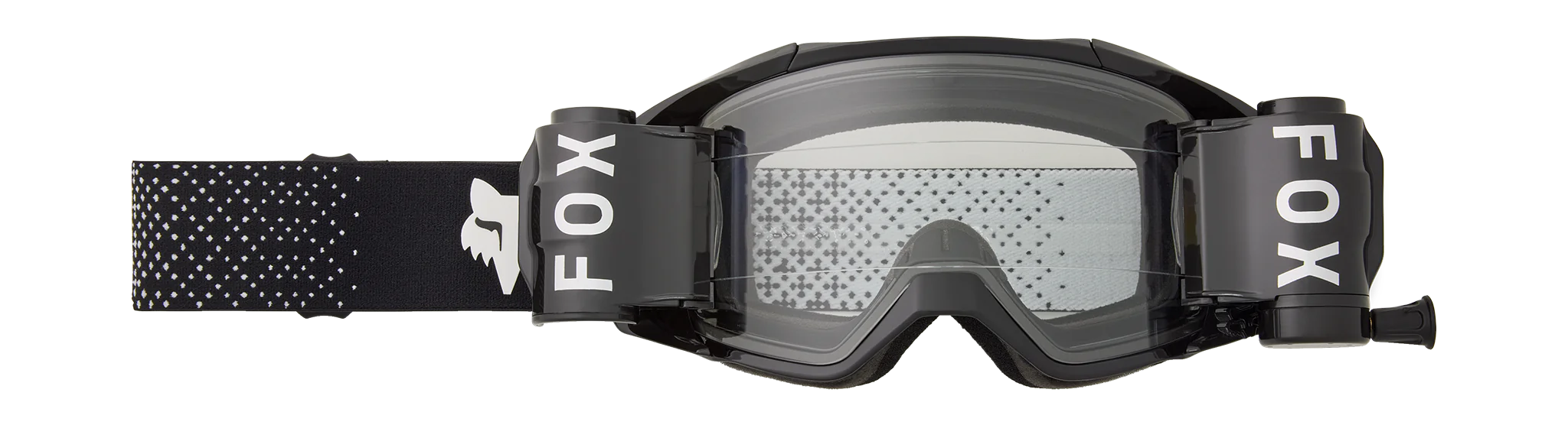Fox Motocross Goggle Roll-Off Vue - Black - Clear