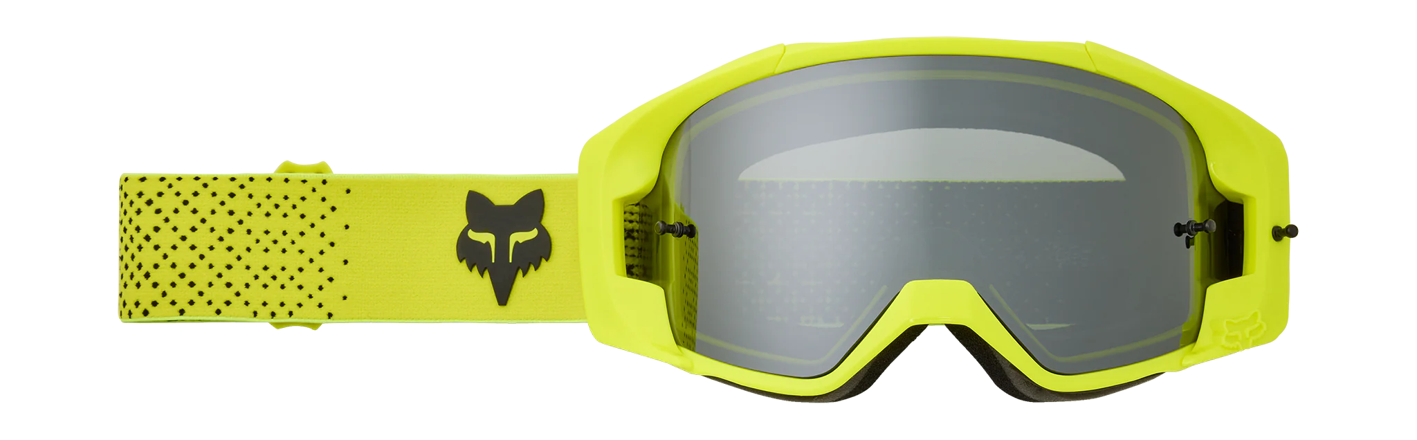 Fox Motocross Goggle Vue Core - Fluo Yellow - Chrome Spark