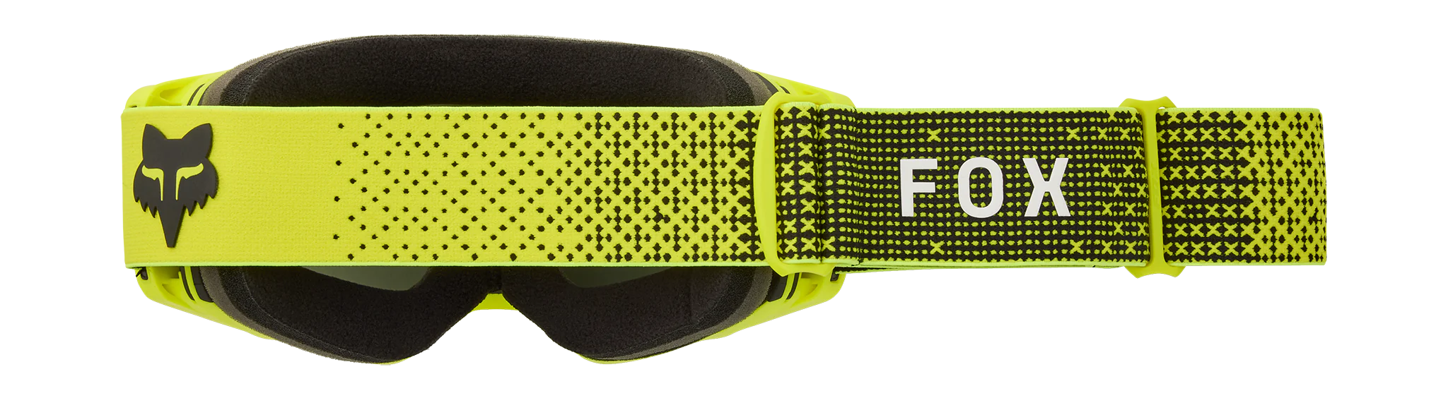 Fox Motocross Goggle Vue Core - Fluo Yellow - Chrome Spark