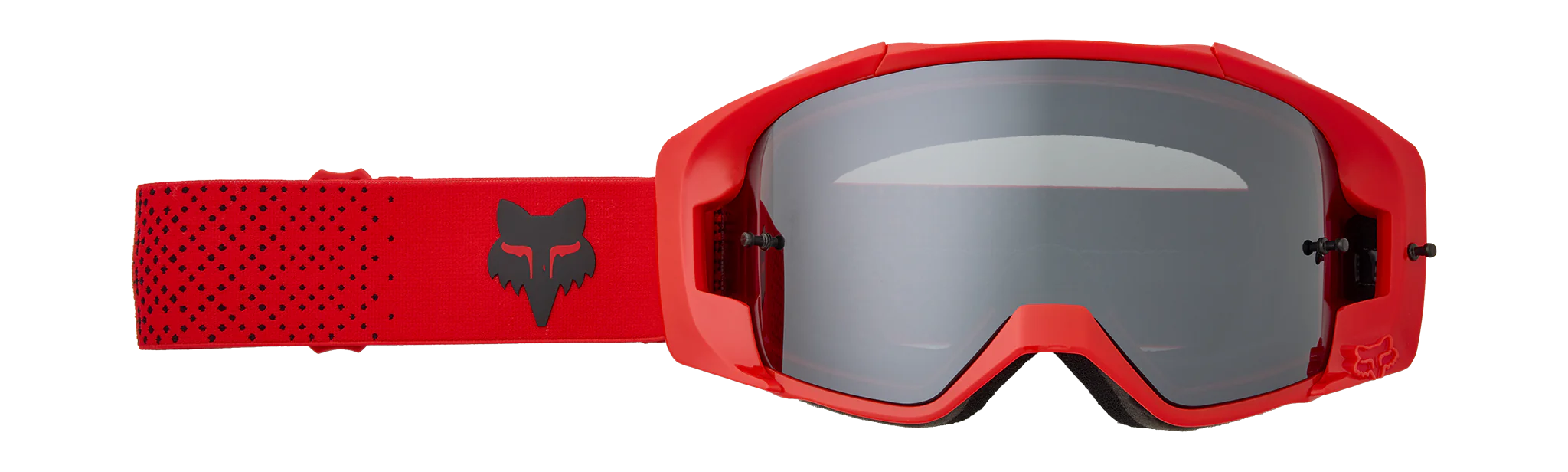Fox Motocross Goggle Vue Core - Fluo Red - Chrome Spark