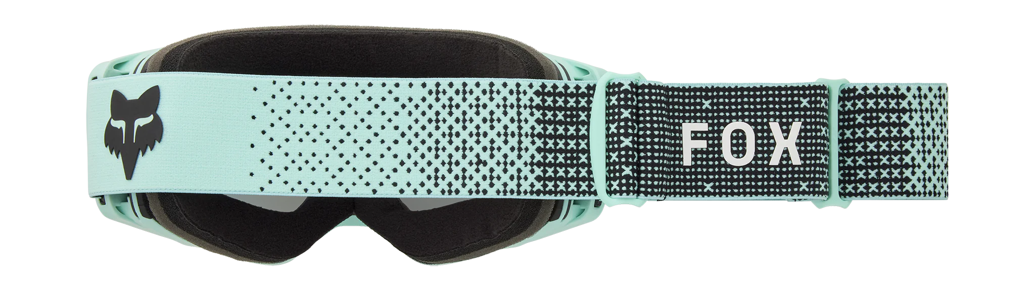 Fox Motocross Goggle Vue Core - Turquoise - Injected Vivid Red