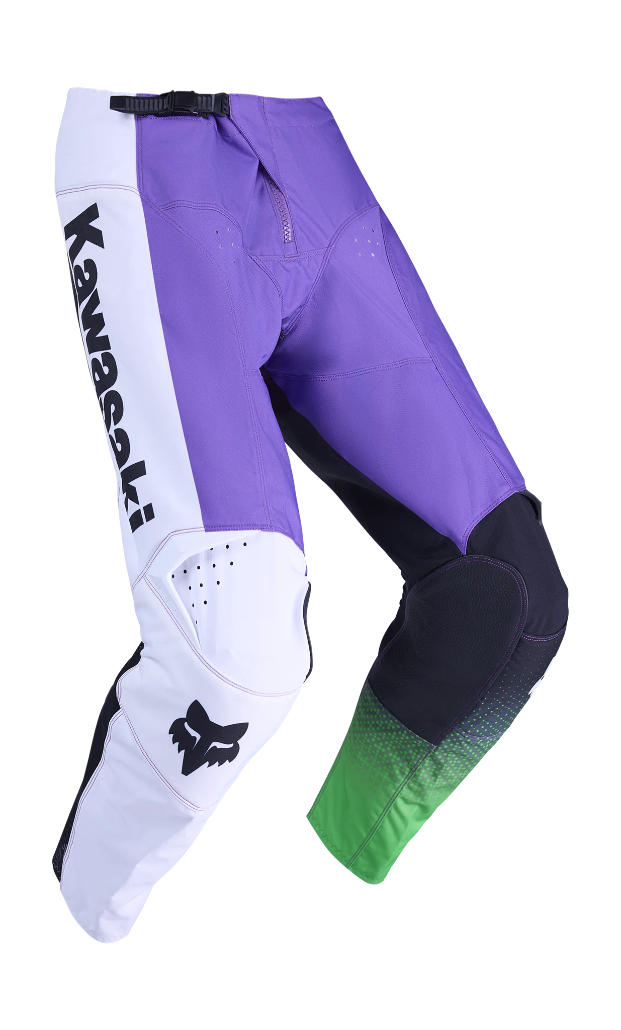 Fox Motocross Pants 2026 180 Kawasaki - Purple / White