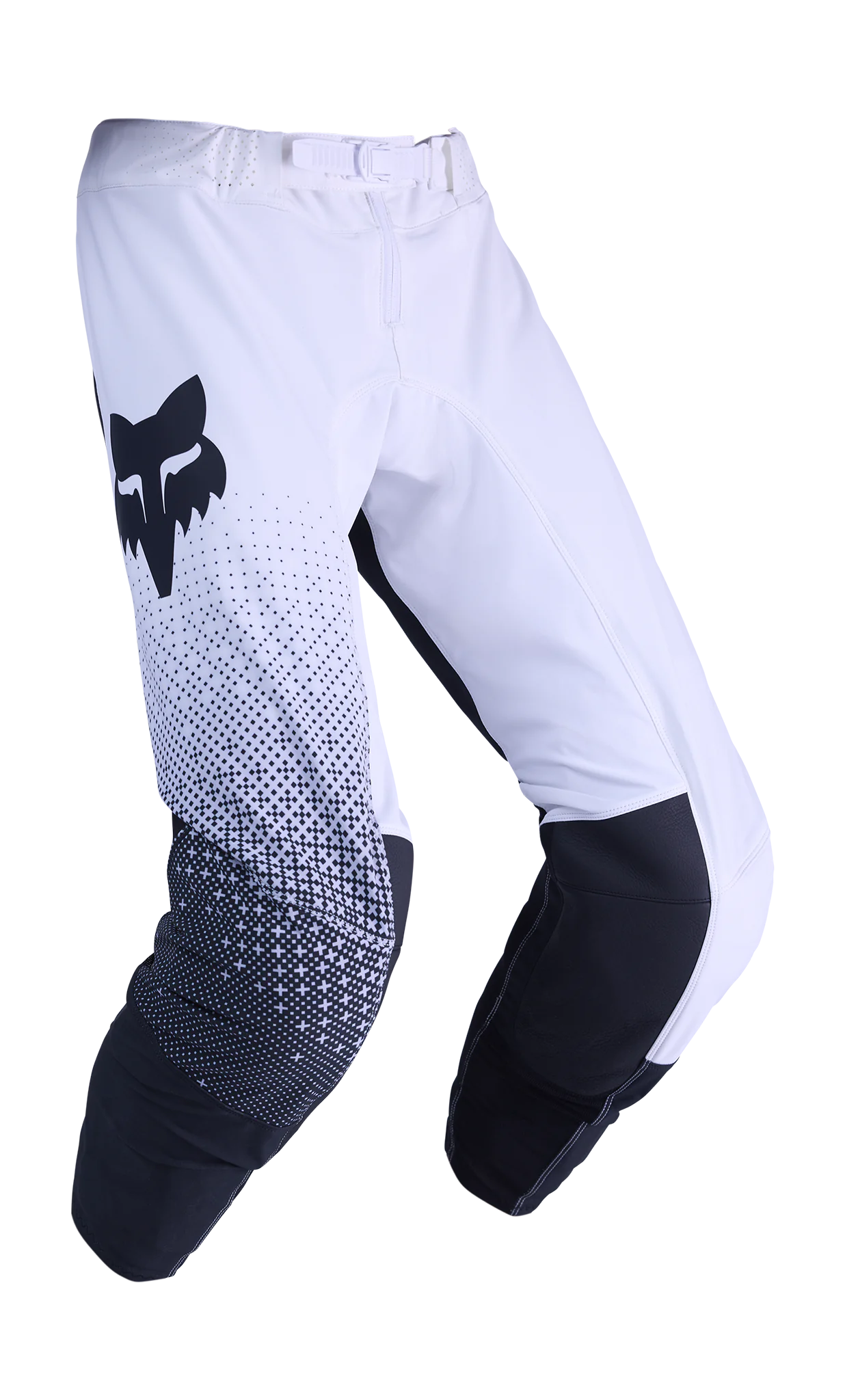 Fox Motocross Pants 2026 Flexair Fracture - White / Black
