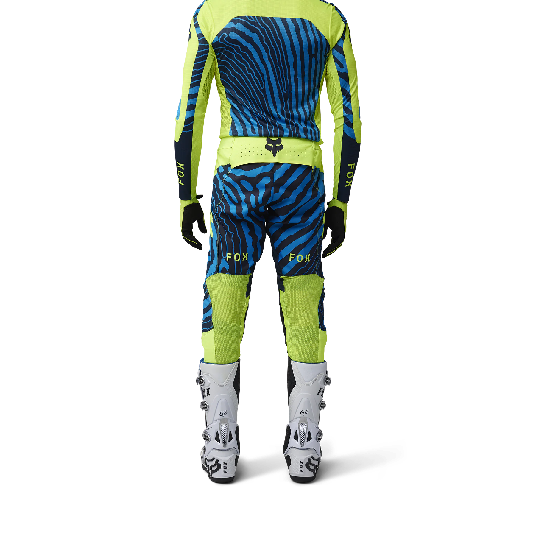 Fox Motocross Pants Flexair Impression - Fluo Yellow