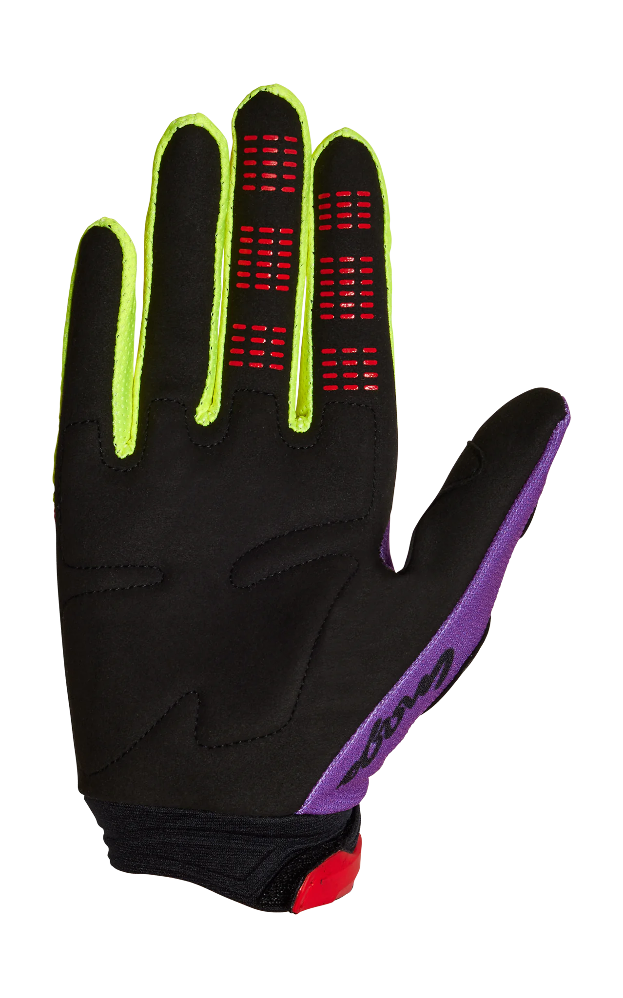 Fox Motocross Gloves 180 Emotion - Fluo Red