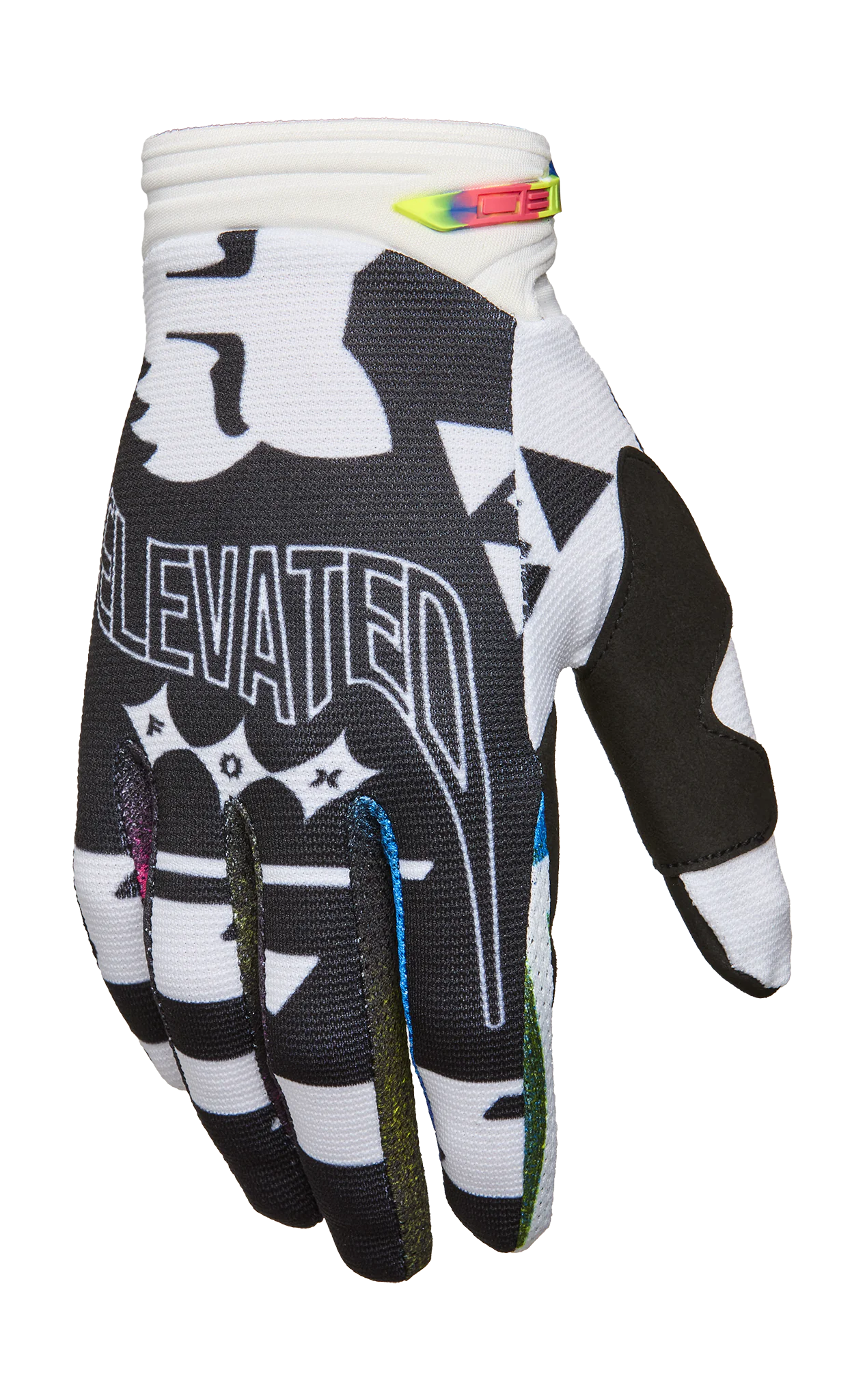 Fox Motocross Gloves 2026 180 Image Cosmo - White / Black