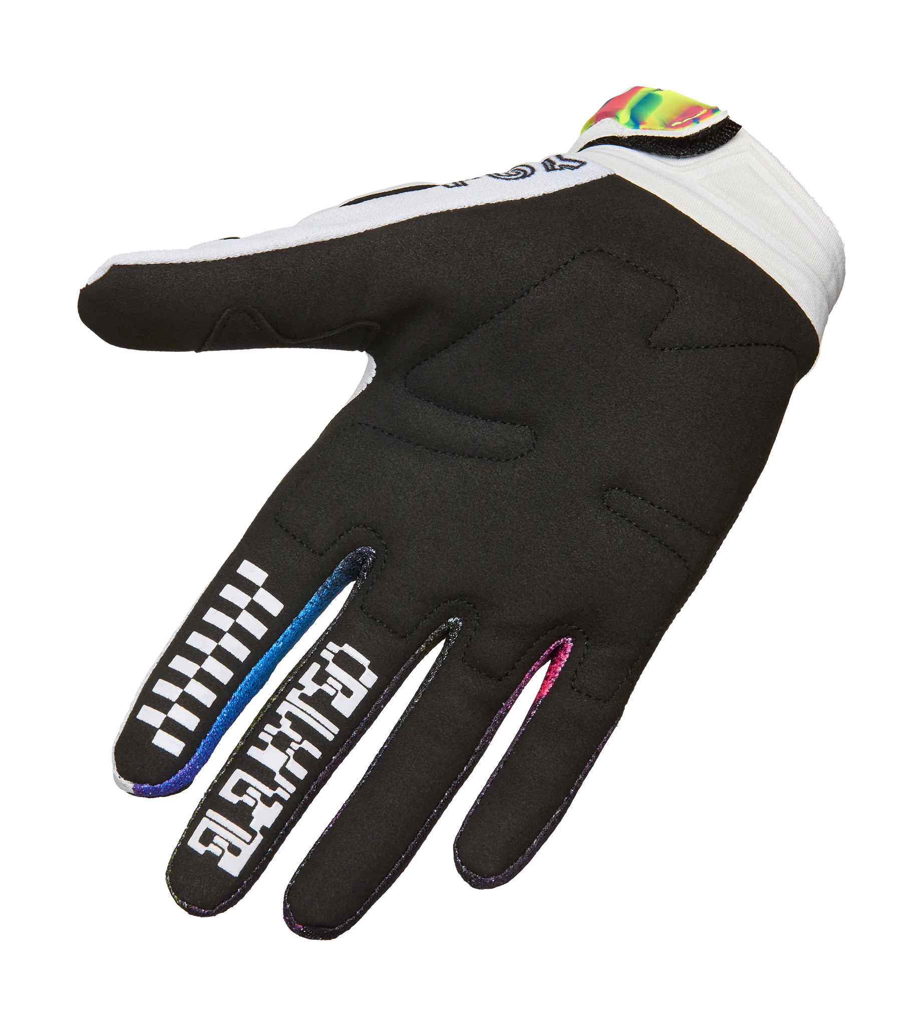 Fox Motocross Gloves 2026 180 Image Cosmo - White / Black