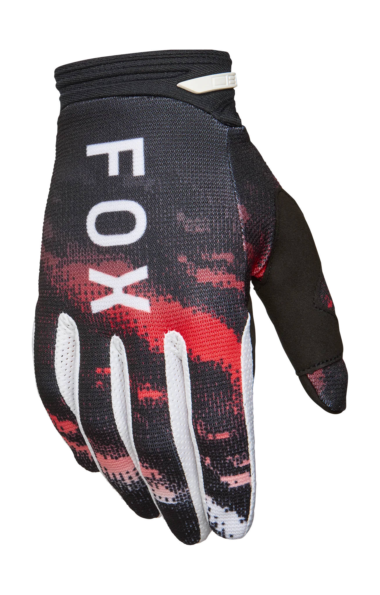 Fox Motocross Gloves 2026 180 Kairos - White / Fluo Red