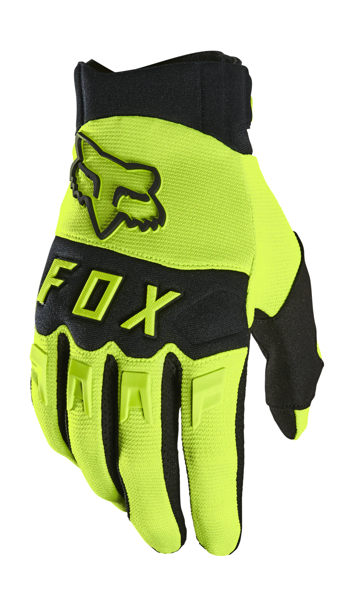 Fox Motocross Gloves Dirtpaw - Fluo Yellow
