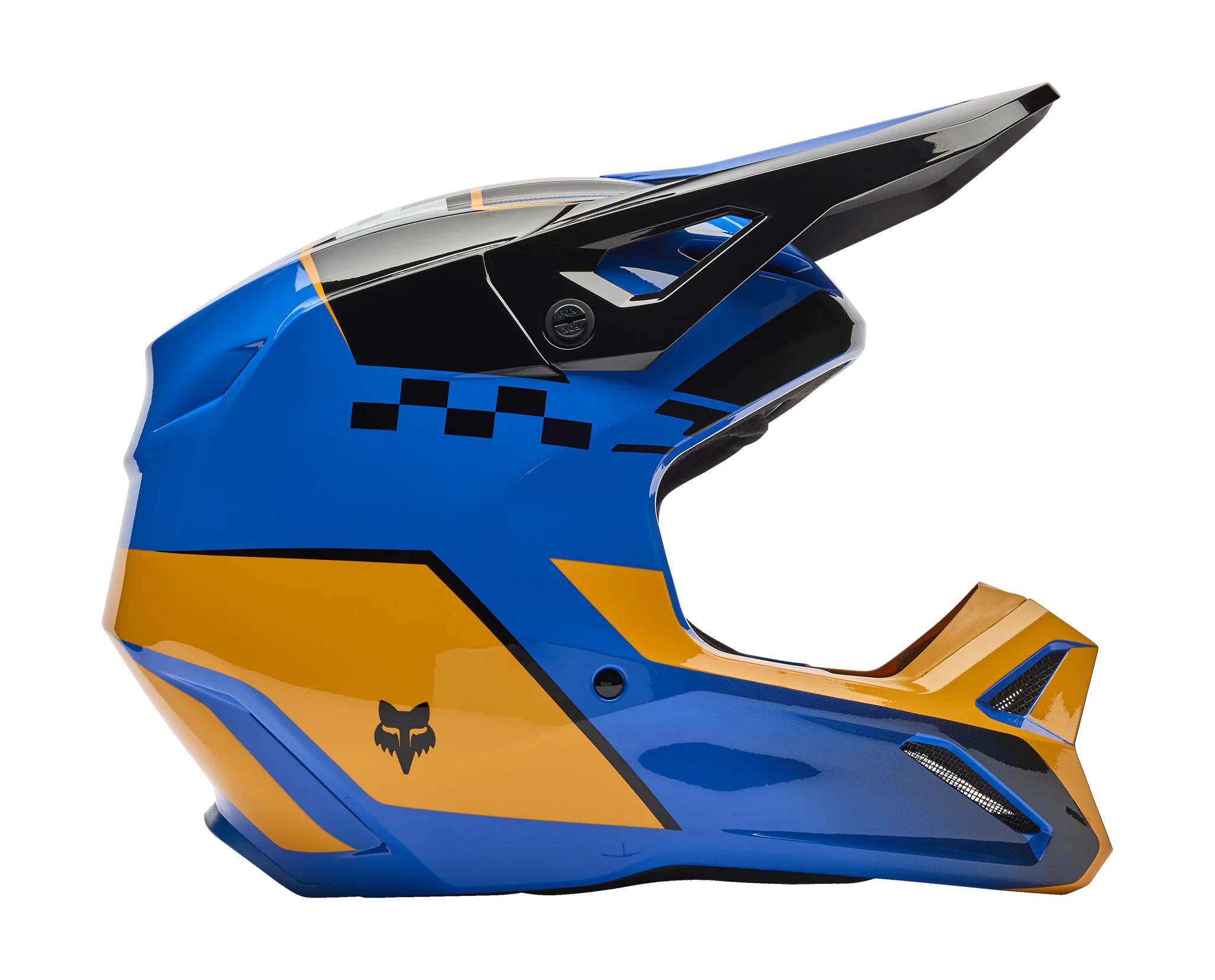 Fox Motocross Helmet V1 Collect - Blue
