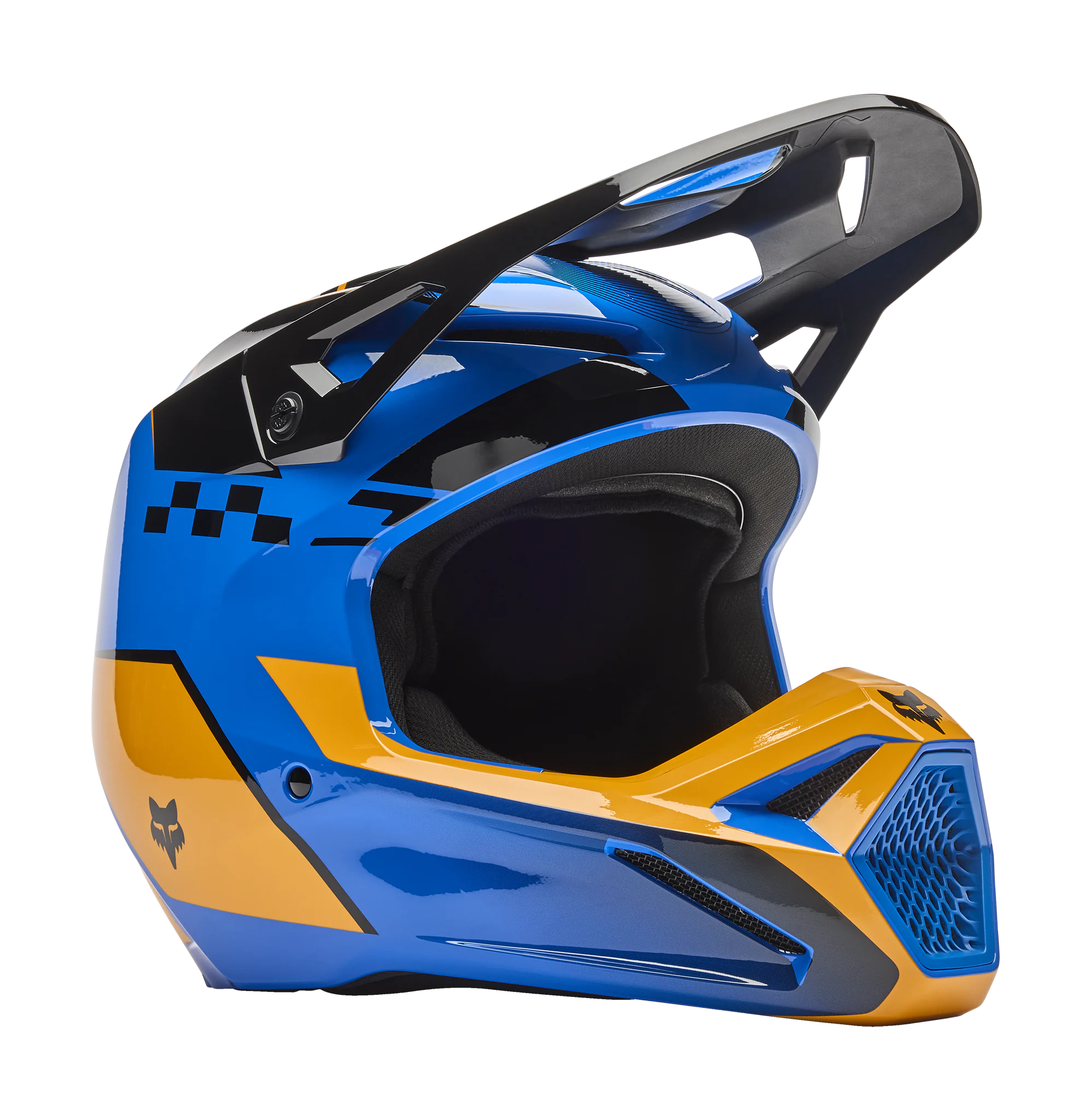 Fox Motocross Helmet V1 Collect - Blue
