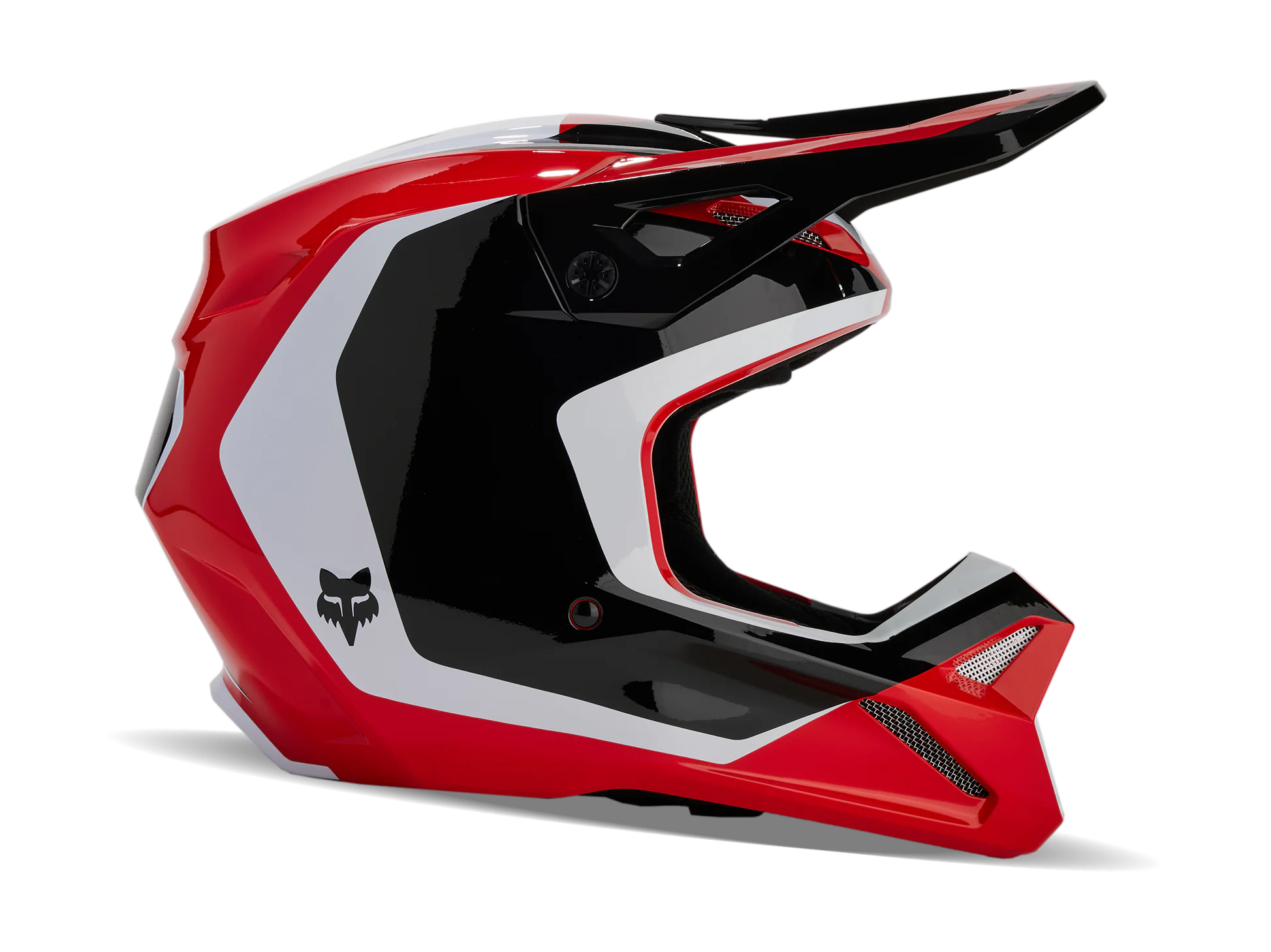 Fox Motocross Helmet V1 Nitro - Flo Red
