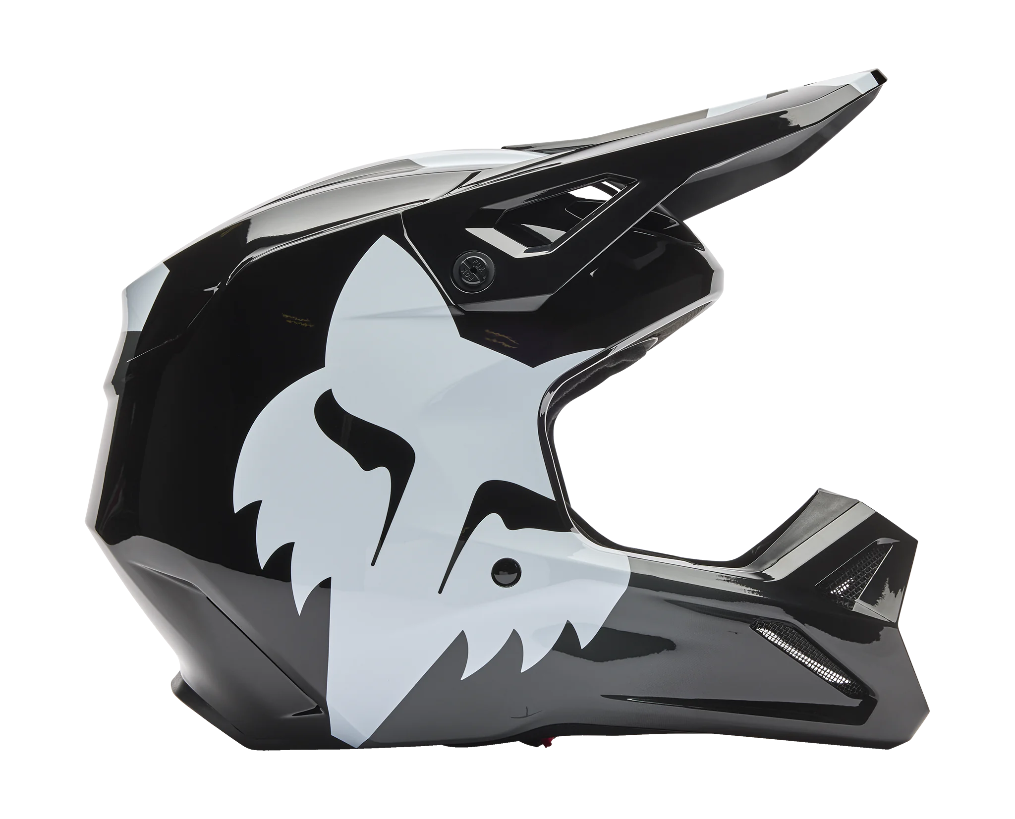 Fox Motocross Helmet V1 Shield - Black
