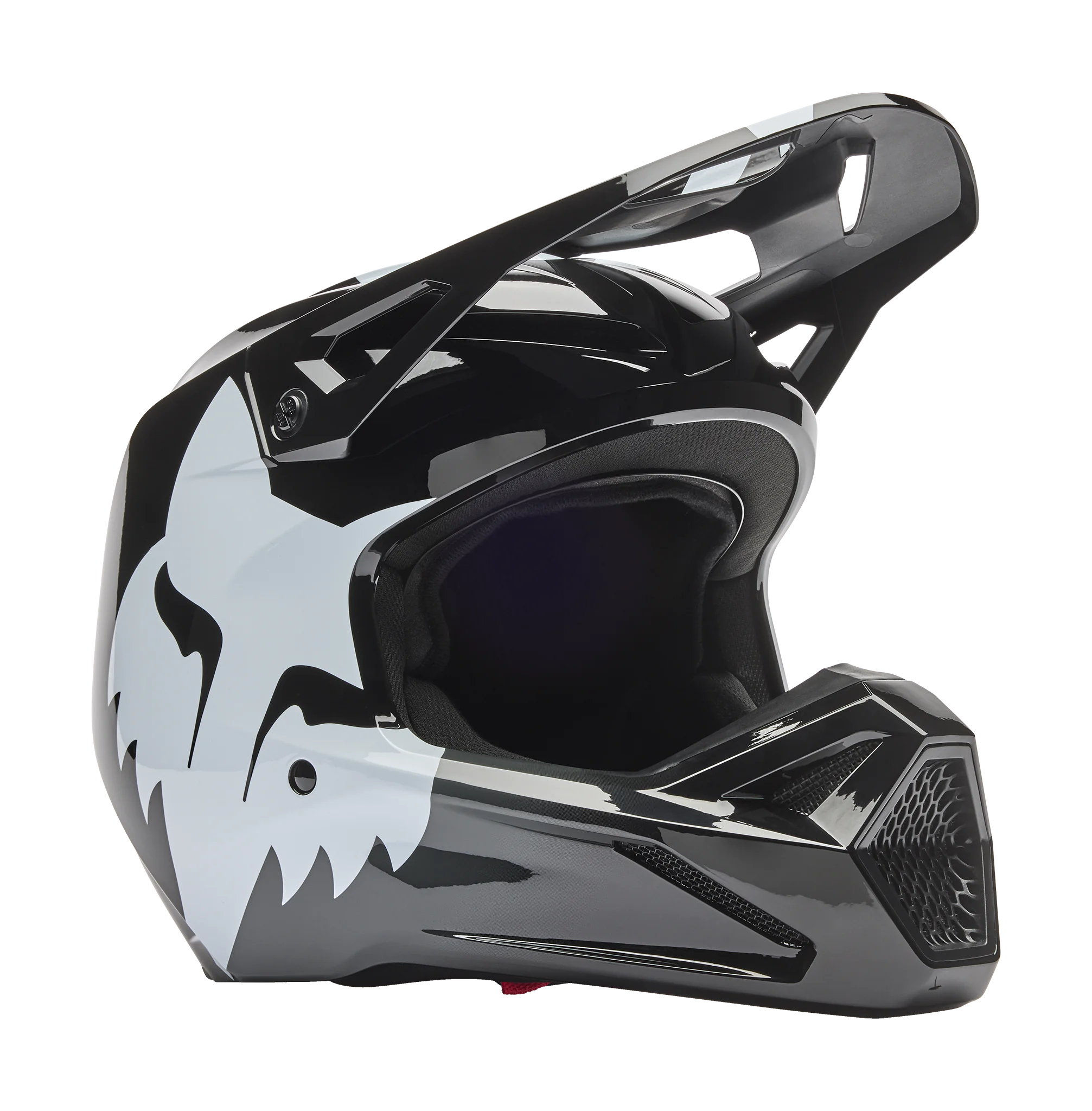 Fox Motocross Helmet V1 Shield - Black