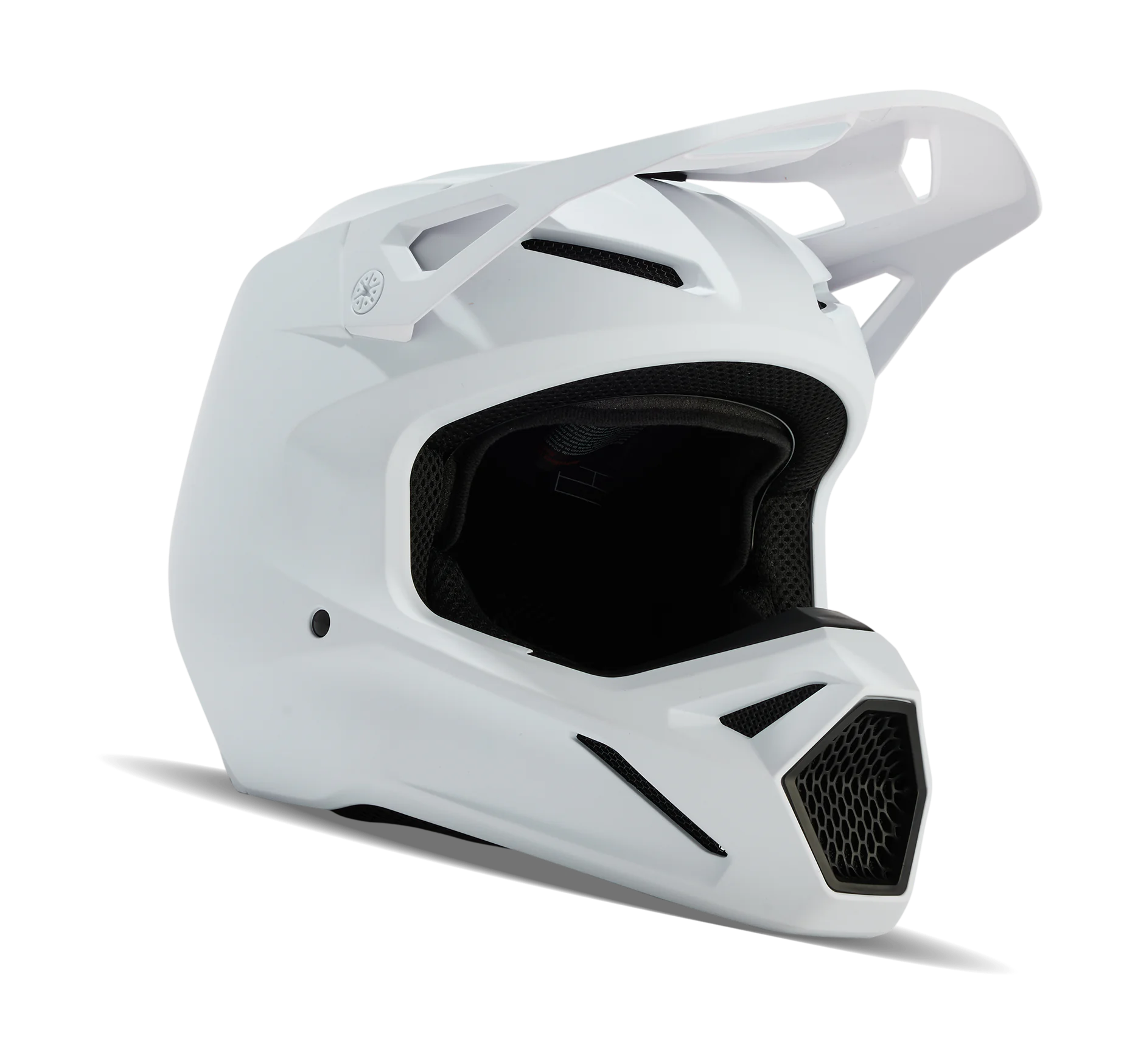 Fox Motocross Helmet V1 Solid - Matte White