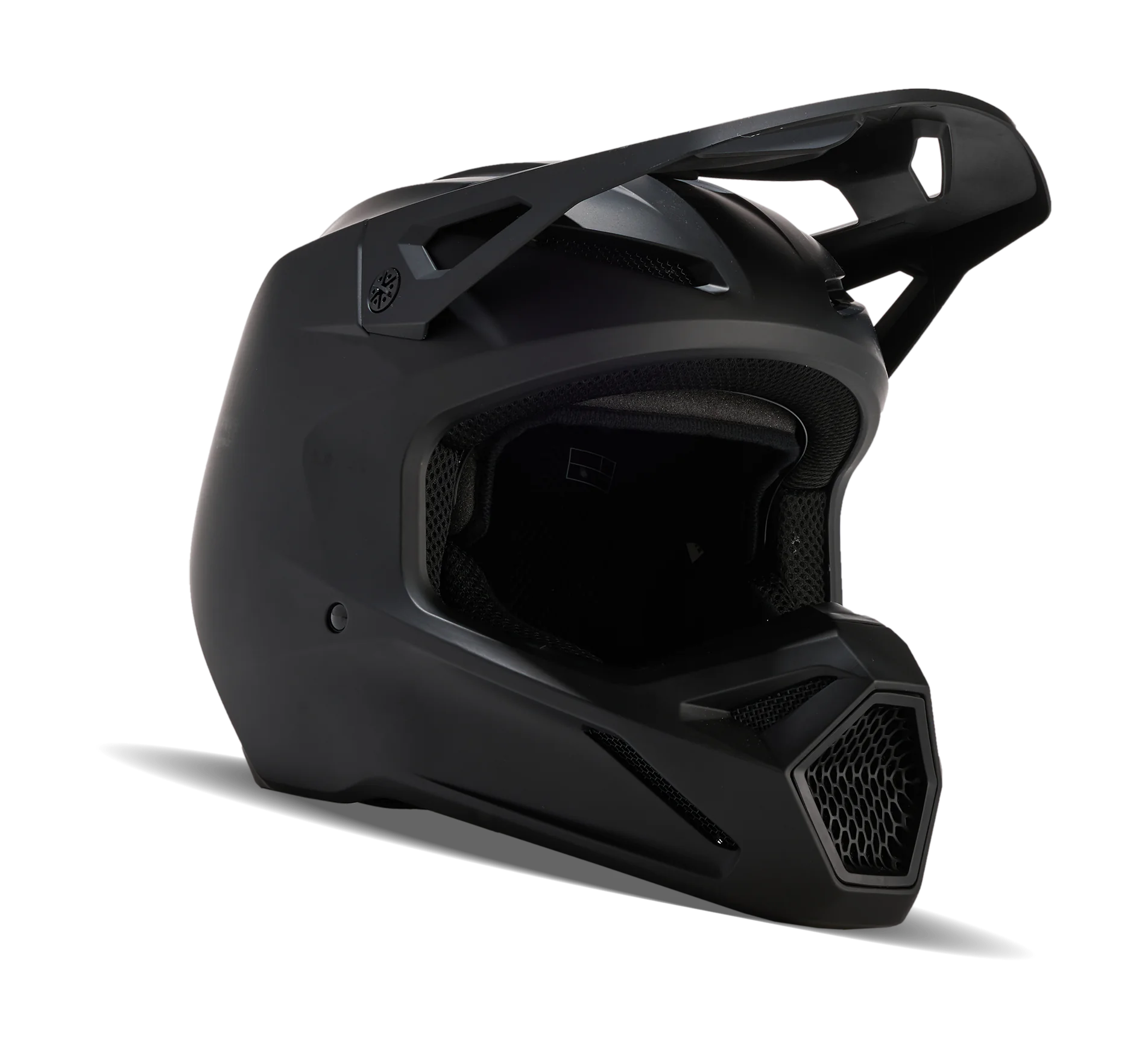Fox Motocross Helmet V1 Solid - Matte Black