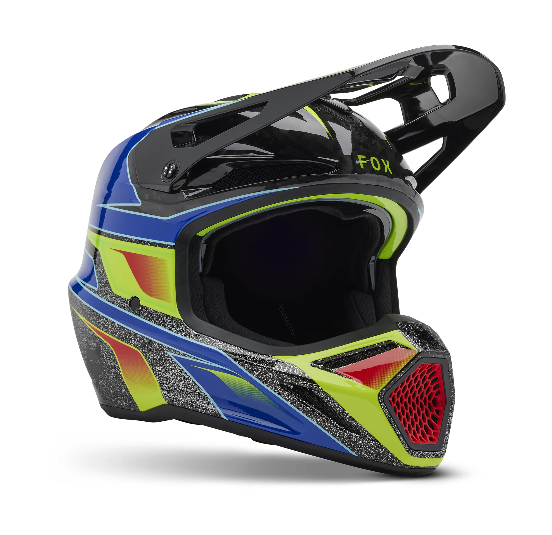 Fox Motocross Helmet V3 RS Energy - Black
