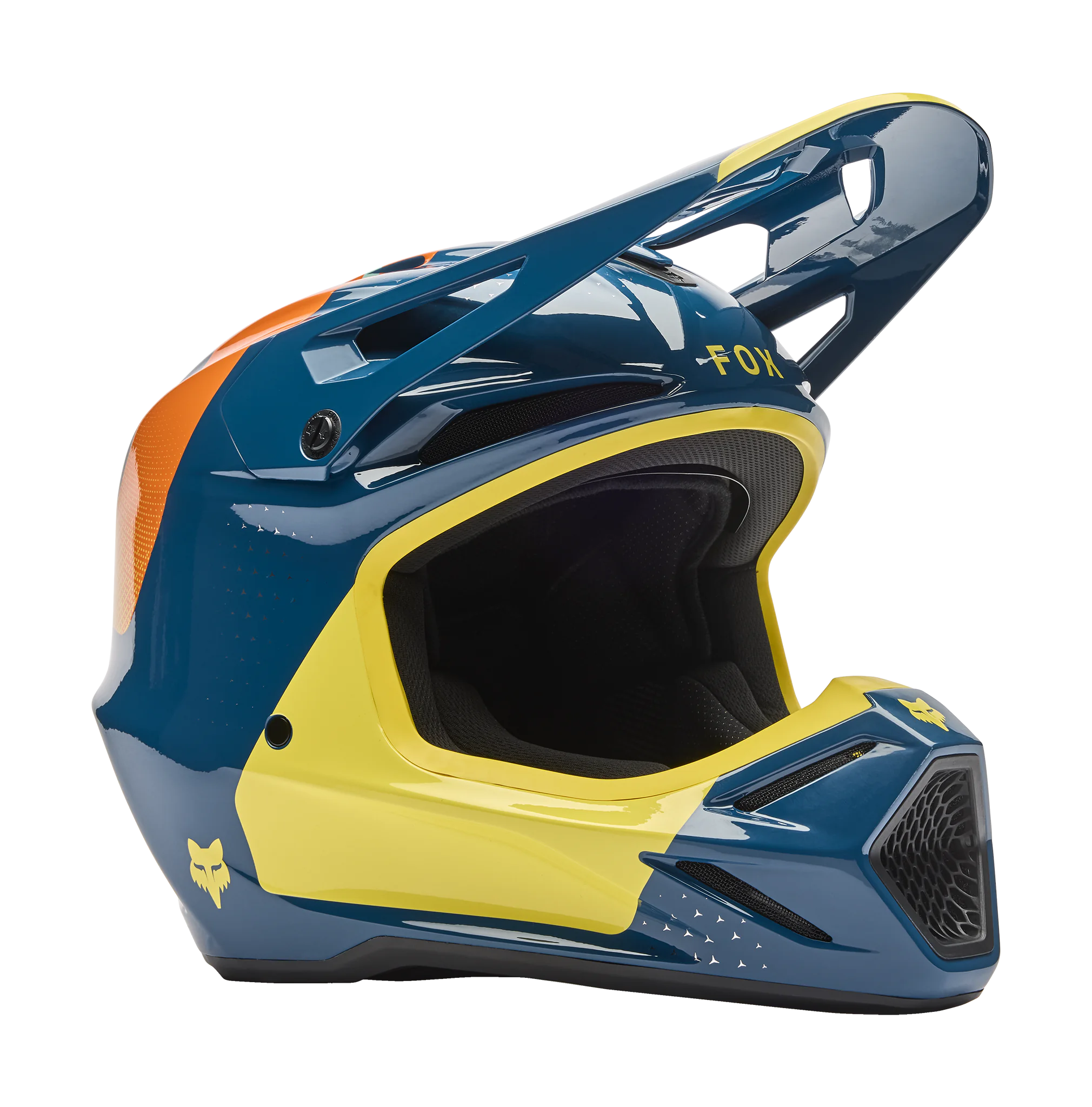 Fox Motocross Helmet V3 Tine - Twilight
